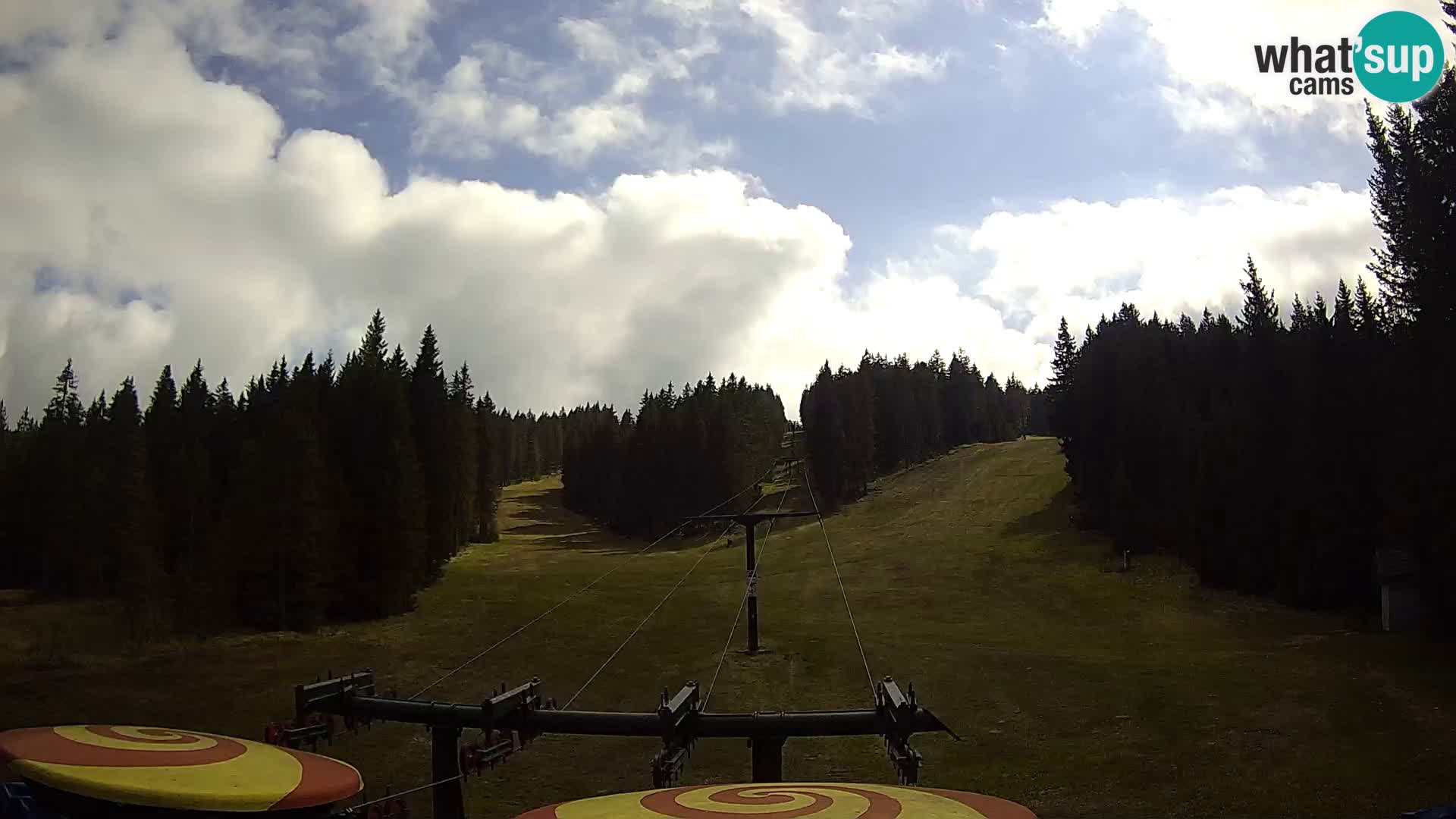 Comprensorio sciistico Rogla Webcam live Ostruščica piste 1 e 2