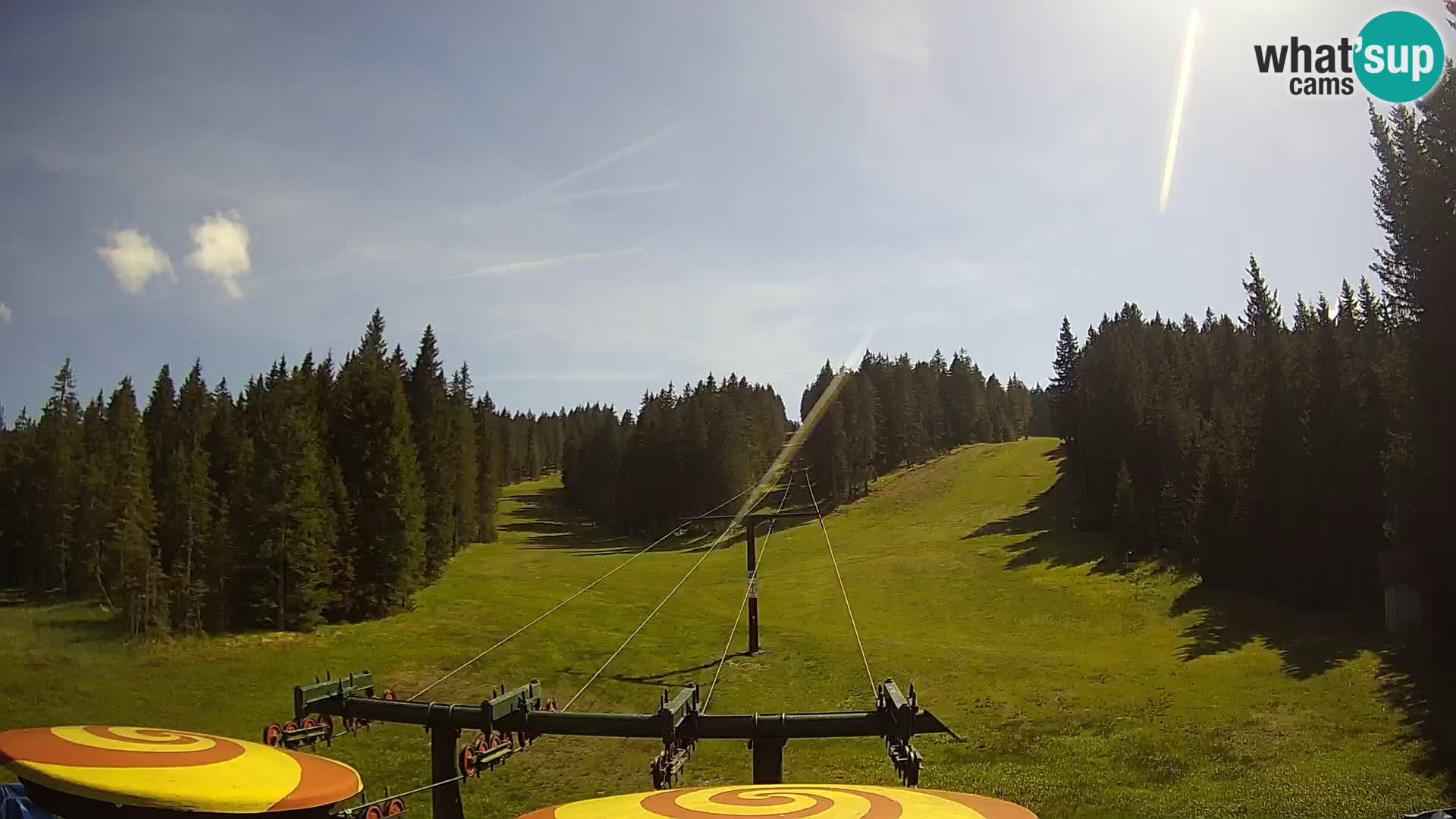 Skigebiet Rogla Webcam Ostruščica Piste 1 und 2
