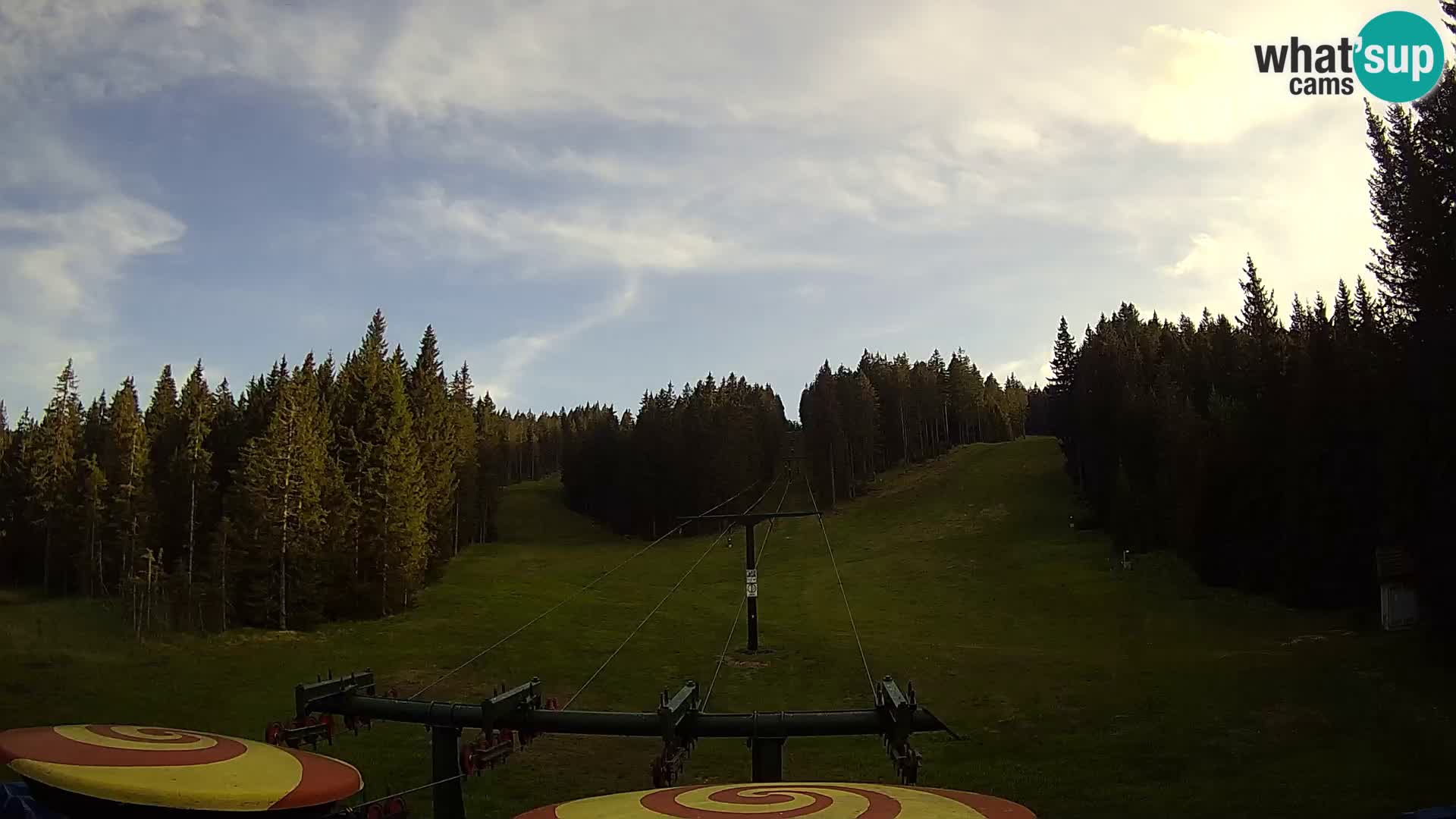 Skigebiet Rogla Webcam Ostruščica Piste 1 und 2