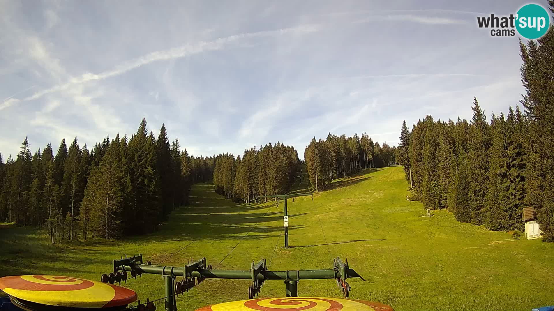 Smučišče Rogla Spletna kamera Ostruščica proga 1 in 2