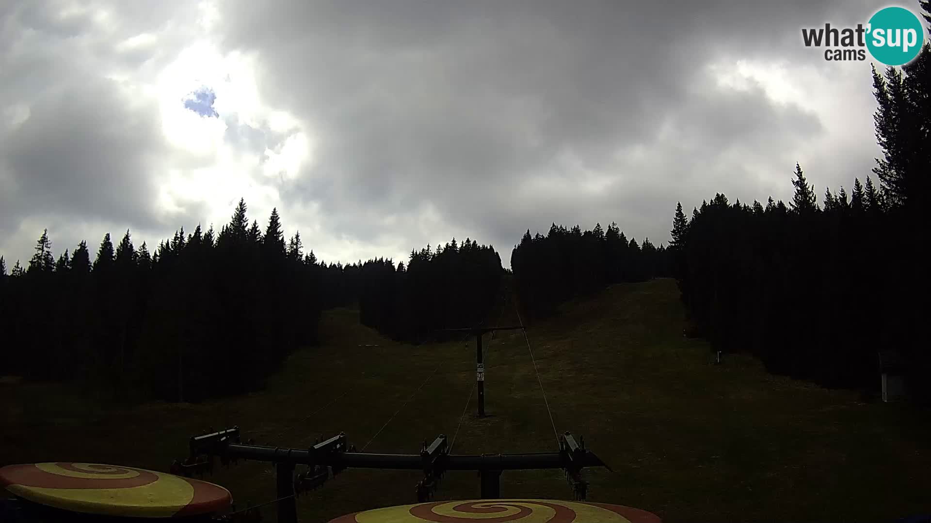 Smučišče Rogla Spletna kamera Ostruščica proga 1 in 2