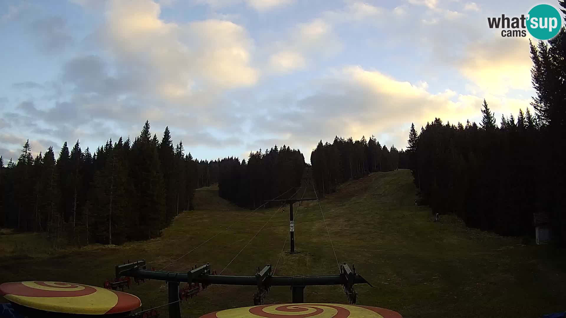 Skijalište Rogla web kamera Ostruščica proga 1 in 2