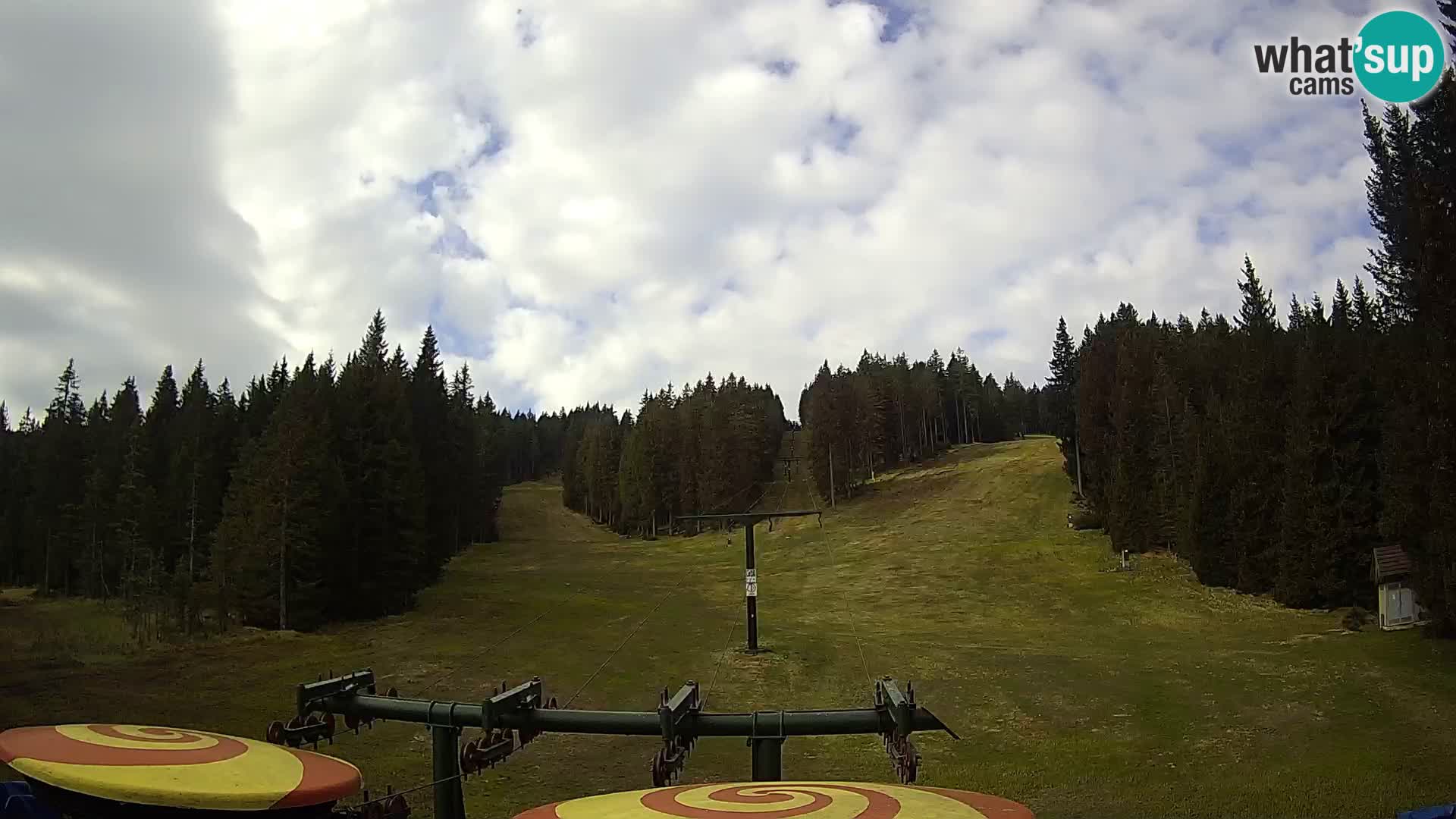Smučišče Rogla Spletna kamera Ostruščica proga 1 in 2