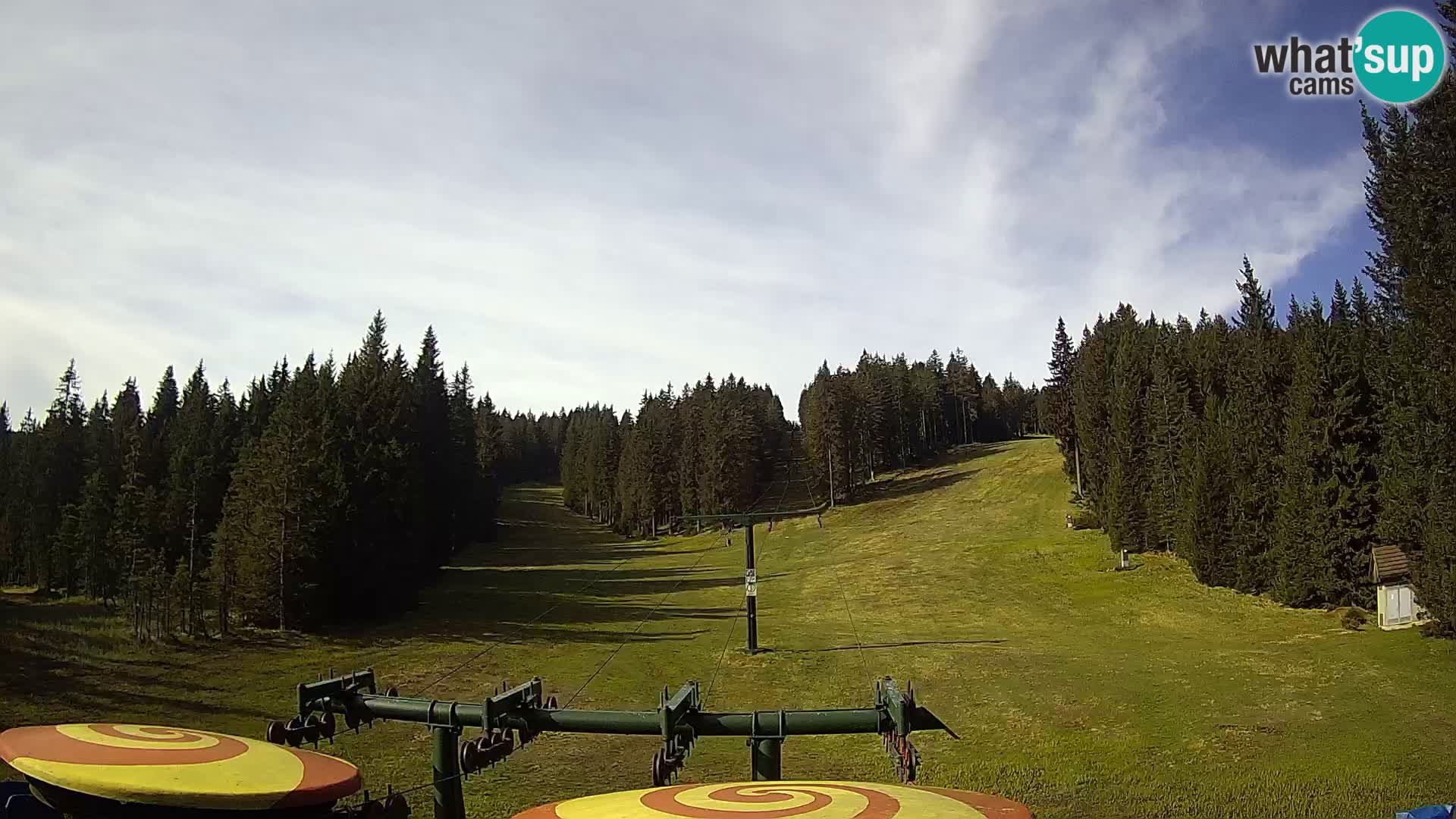 Smučišče Rogla Spletna kamera Ostruščica proga 1 in 2
