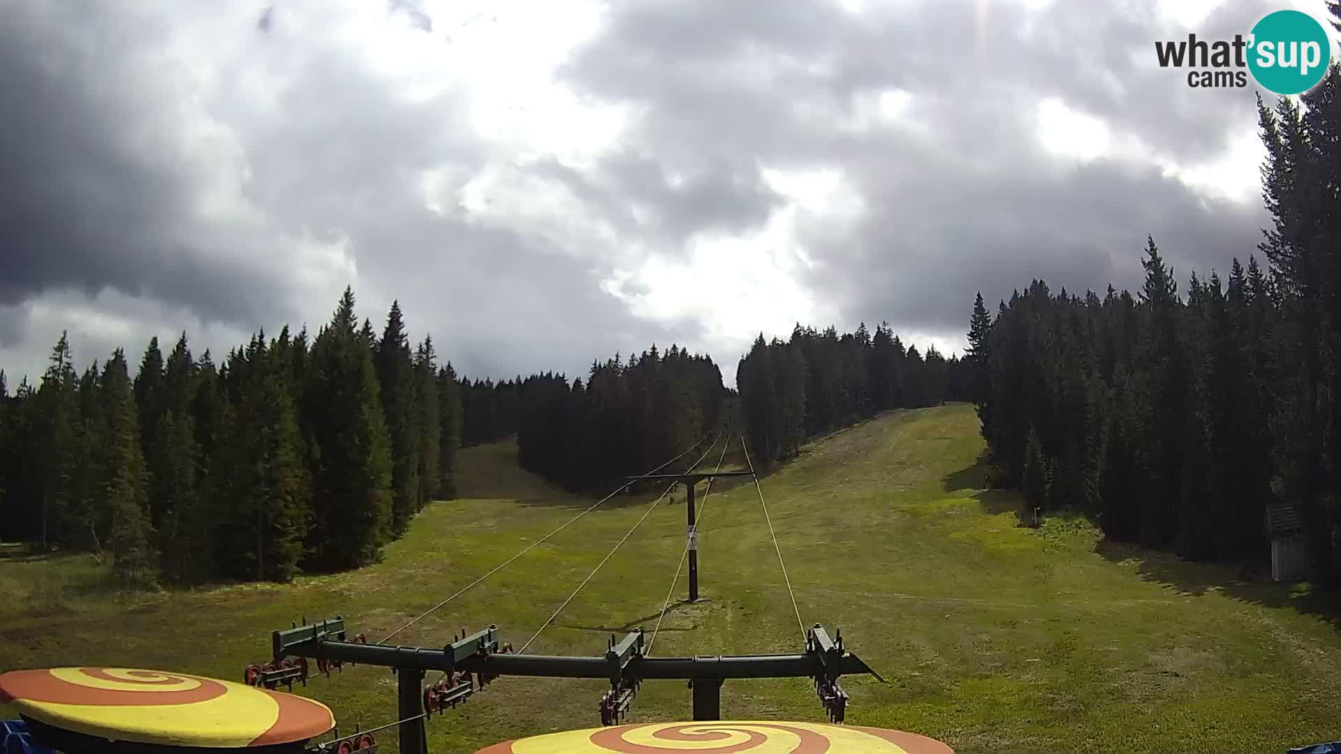 Skigebiet Rogla Webcam Ostruščica Piste 1 und 2