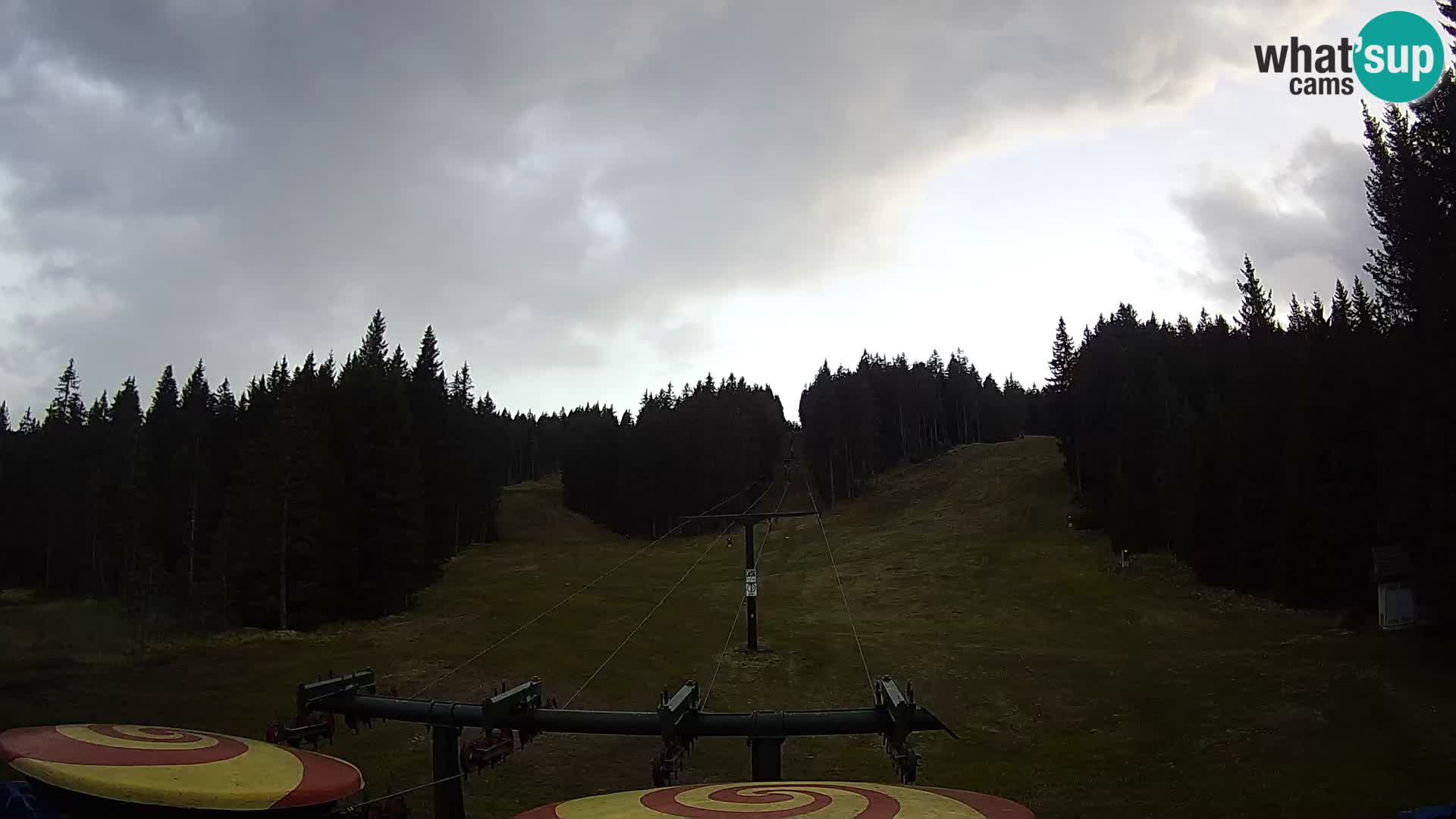Smučišče Rogla Spletna kamera Ostruščica proga 1 in 2