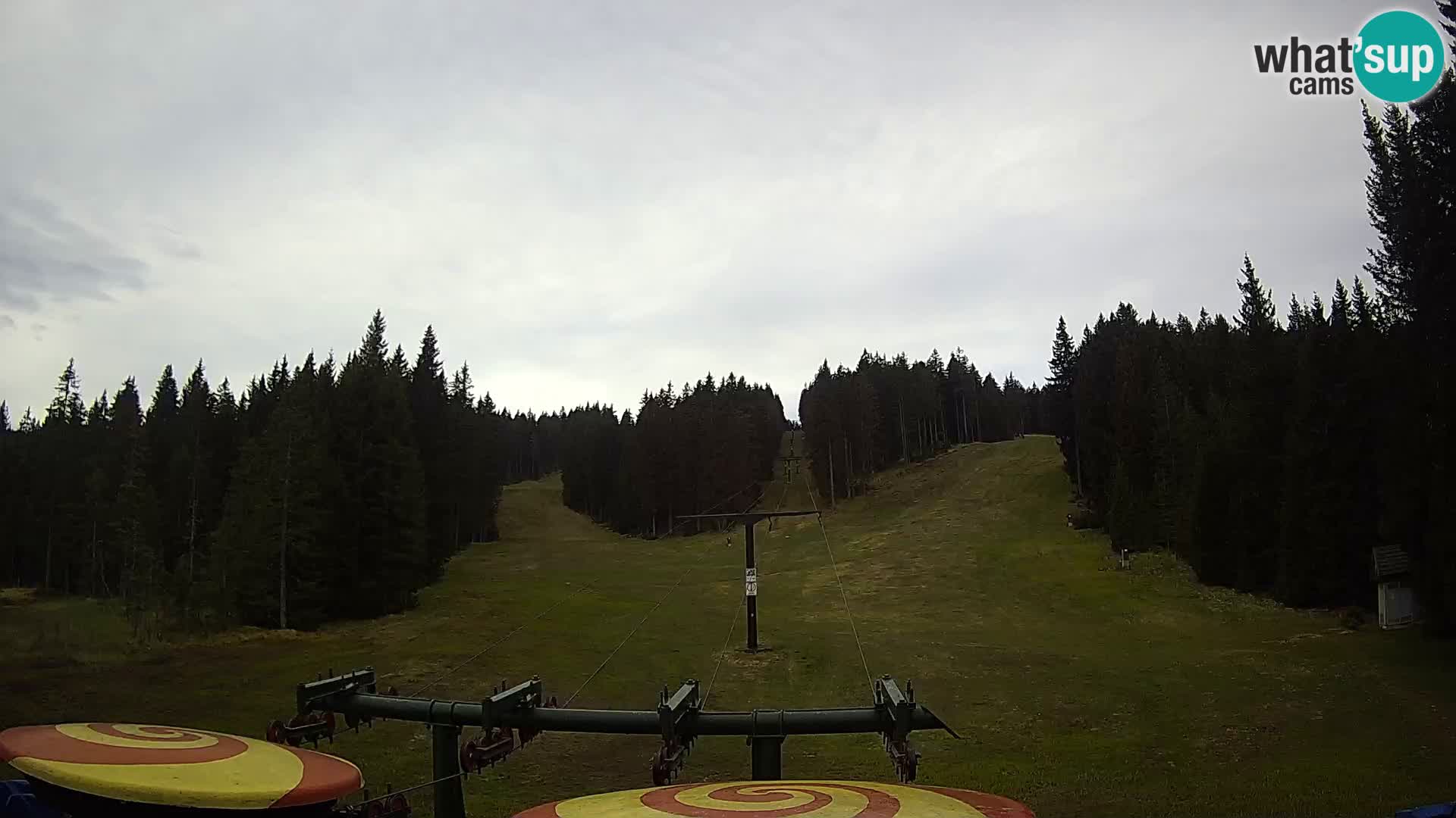 Skigebiet Rogla Webcam Ostruščica Piste 1 und 2