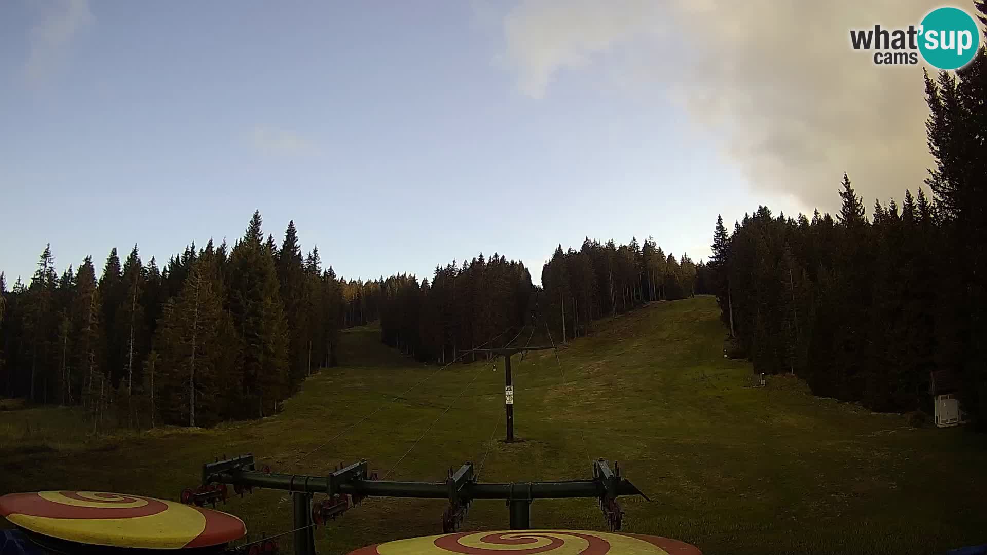 Comprensorio sciistico Rogla Webcam live Ostruščica piste 1 e 2