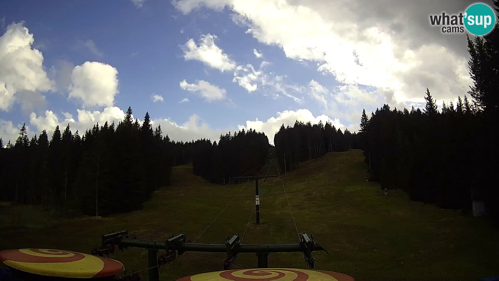 Smučišče Rogla Spletna kamera Ostruščica proga 1 in 2