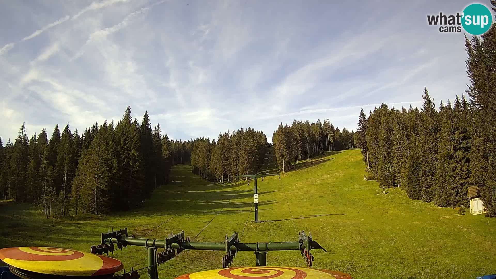 Skijalište Rogla web kamera Ostruščica proga 1 in 2
