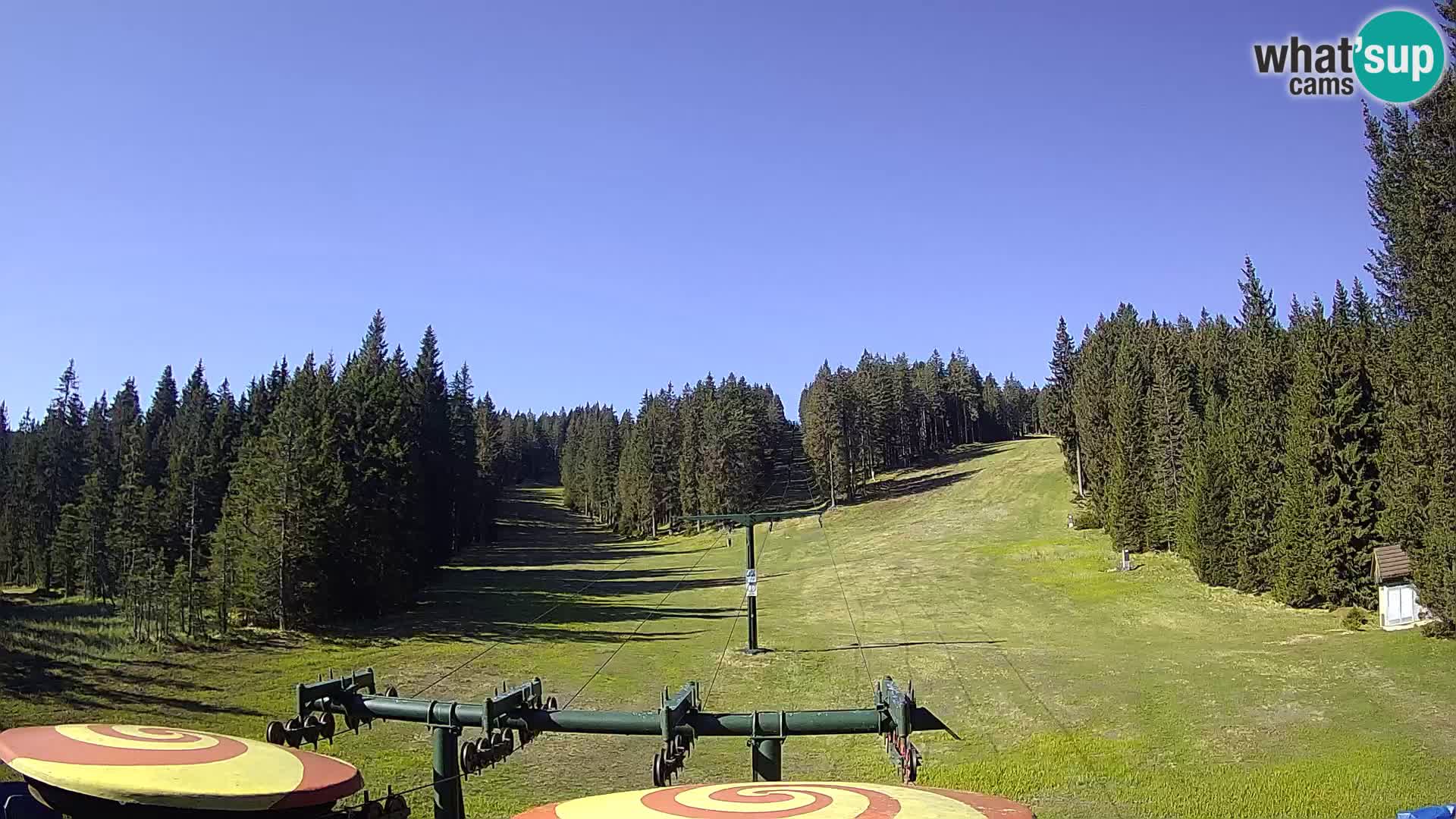 Skigebiet Rogla Webcam Ostruščica Piste 1 und 2