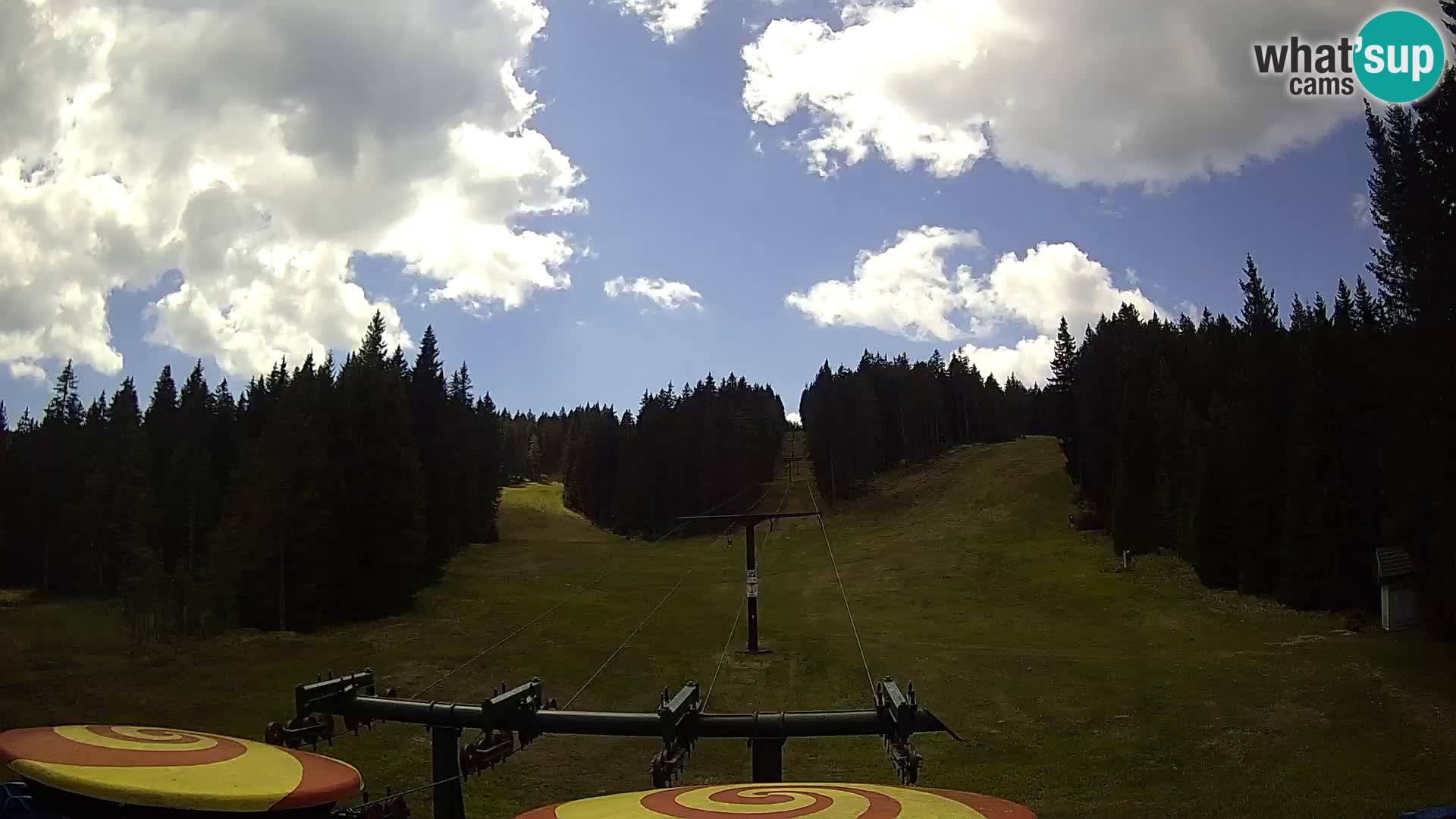 Smučišče Rogla Spletna kamera Ostruščica proga 1 in 2