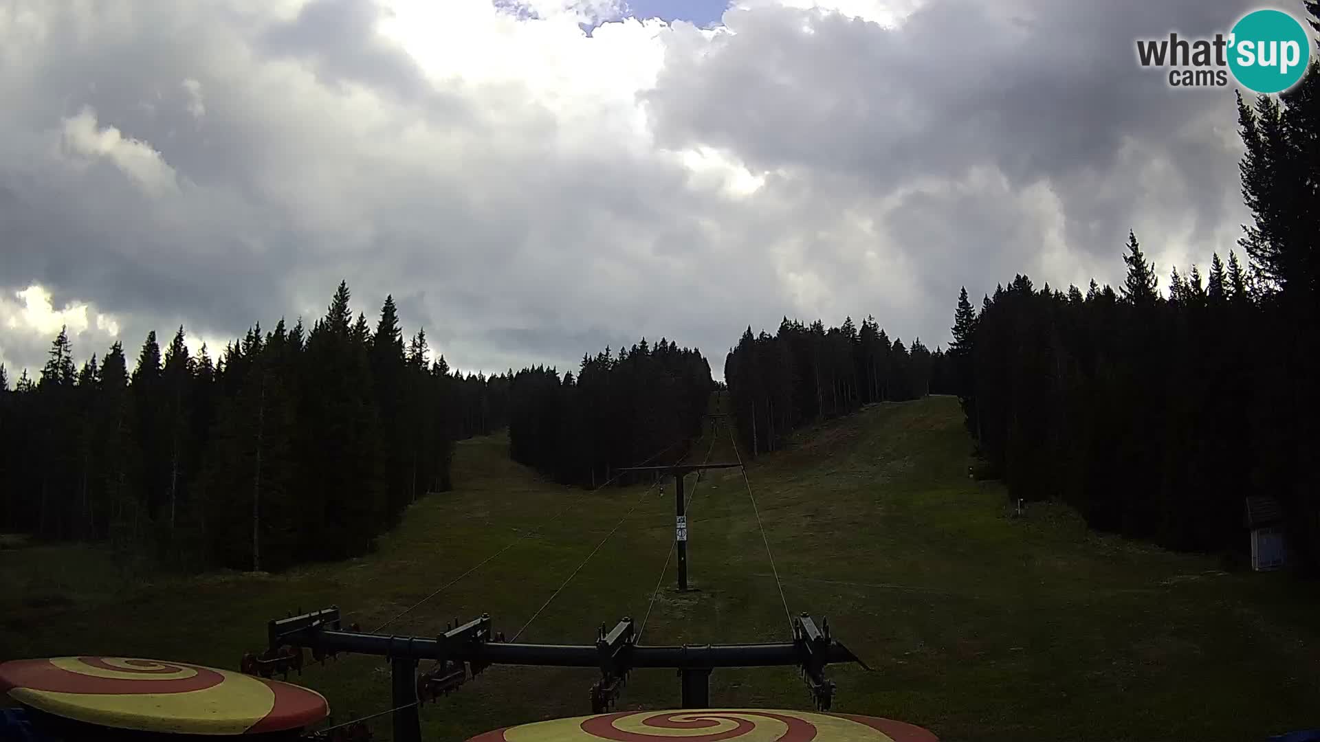Smučišče Rogla Spletna kamera Ostruščica proga 1 in 2
