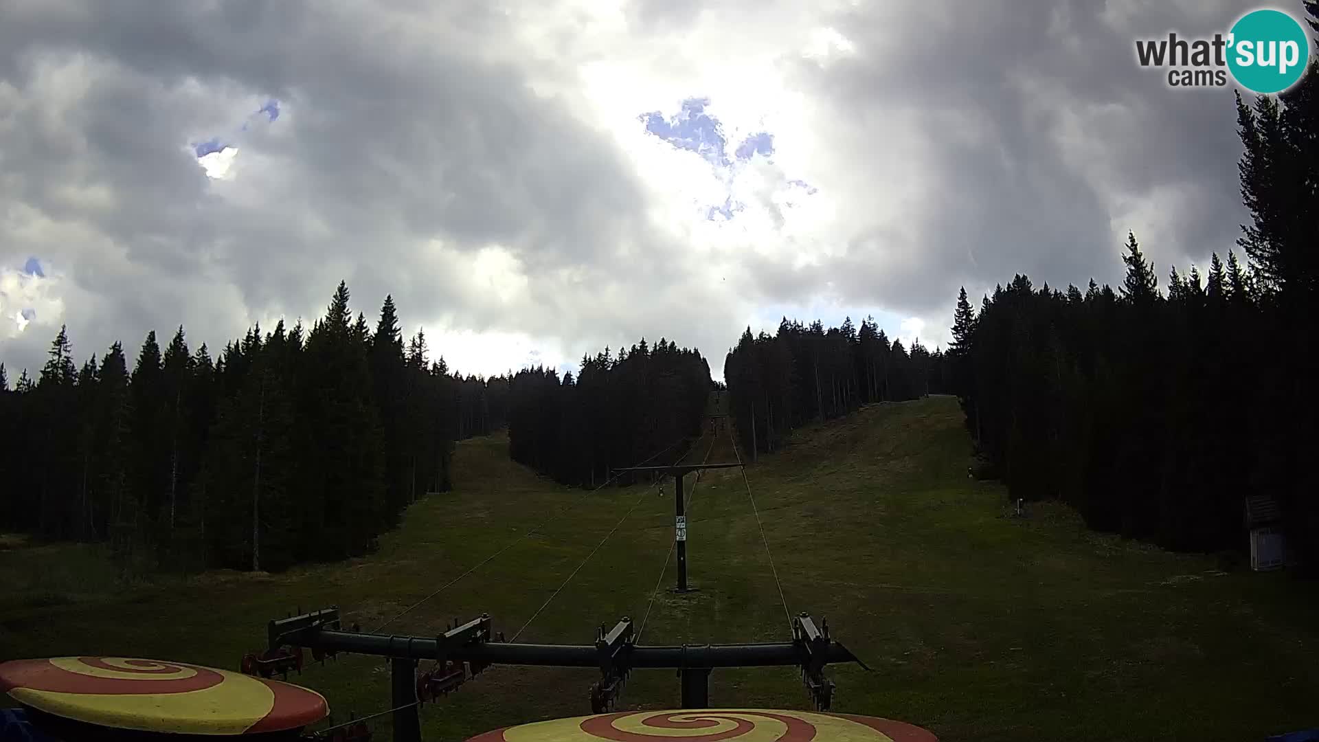 Smučišče Rogla Spletna kamera Ostruščica proga 1 in 2