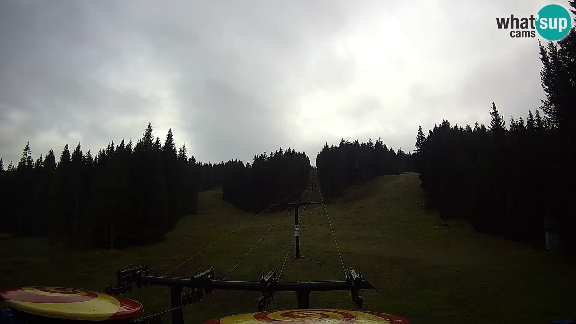 Smučišče Rogla Spletna kamera Ostruščica proga 1 in 2