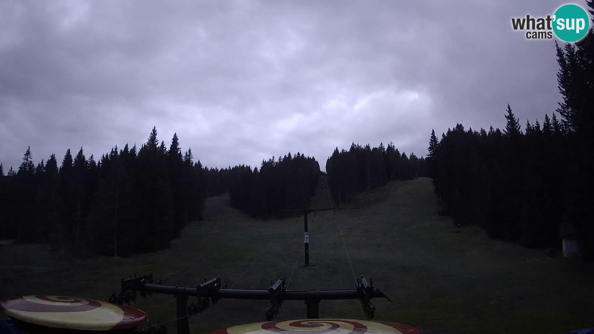 Smučišče Rogla Spletna kamera Ostruščica proga 1 in 2
