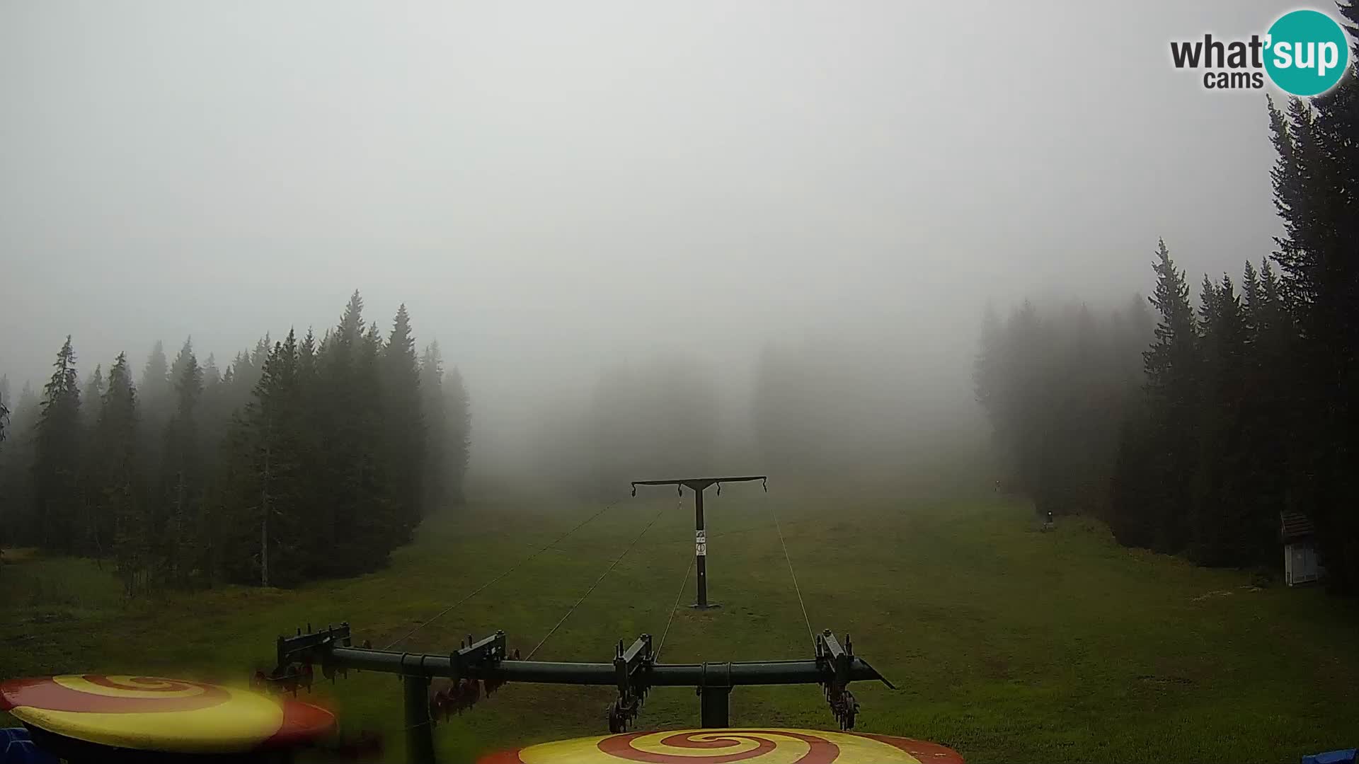 Smučišče Rogla Spletna kamera Ostruščica proga 1 in 2