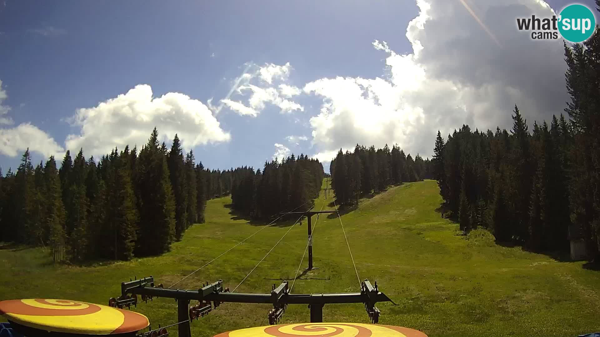 Skigebiet Rogla Webcam Ostruščica Piste 1 und 2