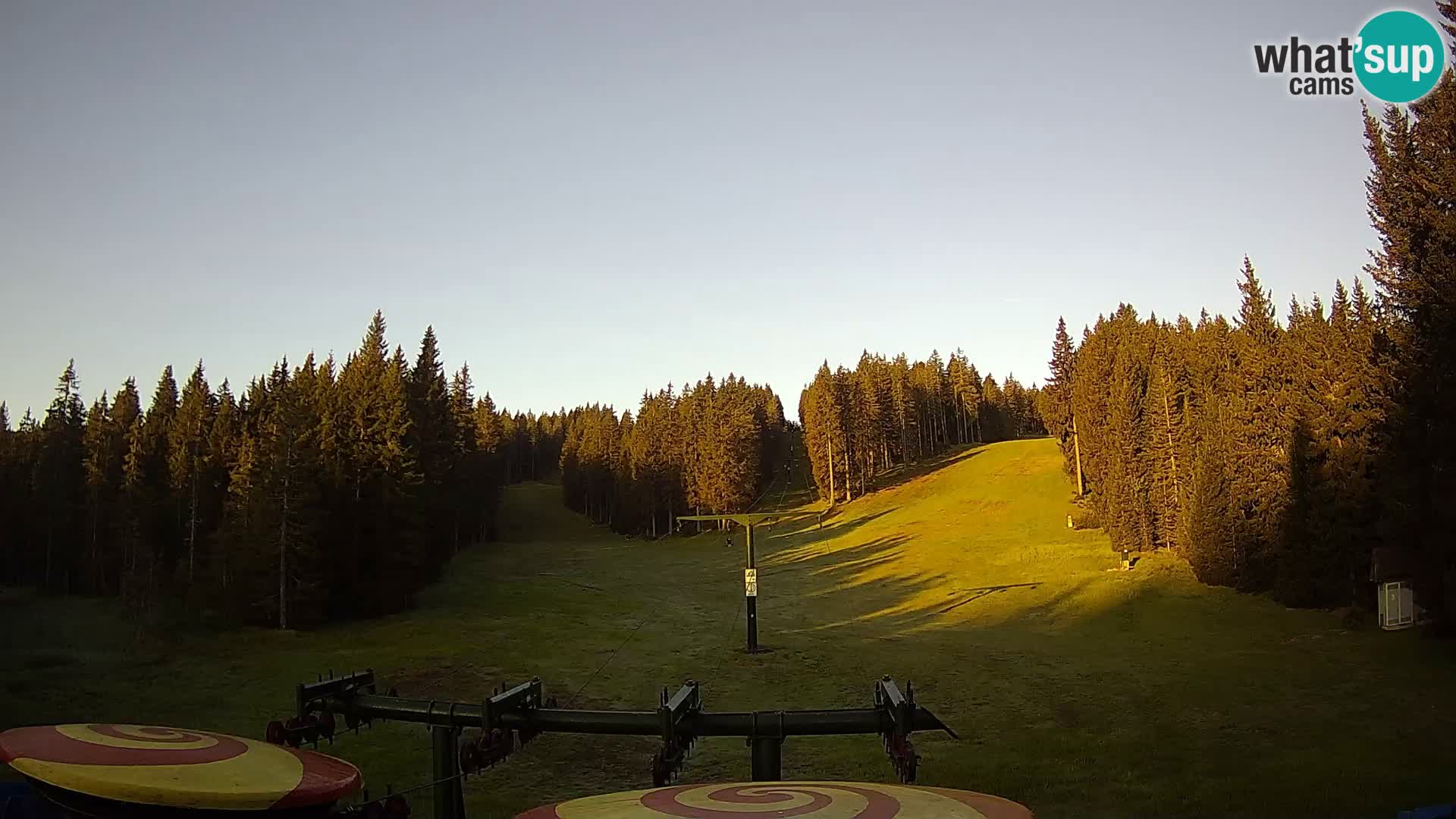 Comprensorio sciistico Rogla Webcam live Ostruščica piste 1 e 2