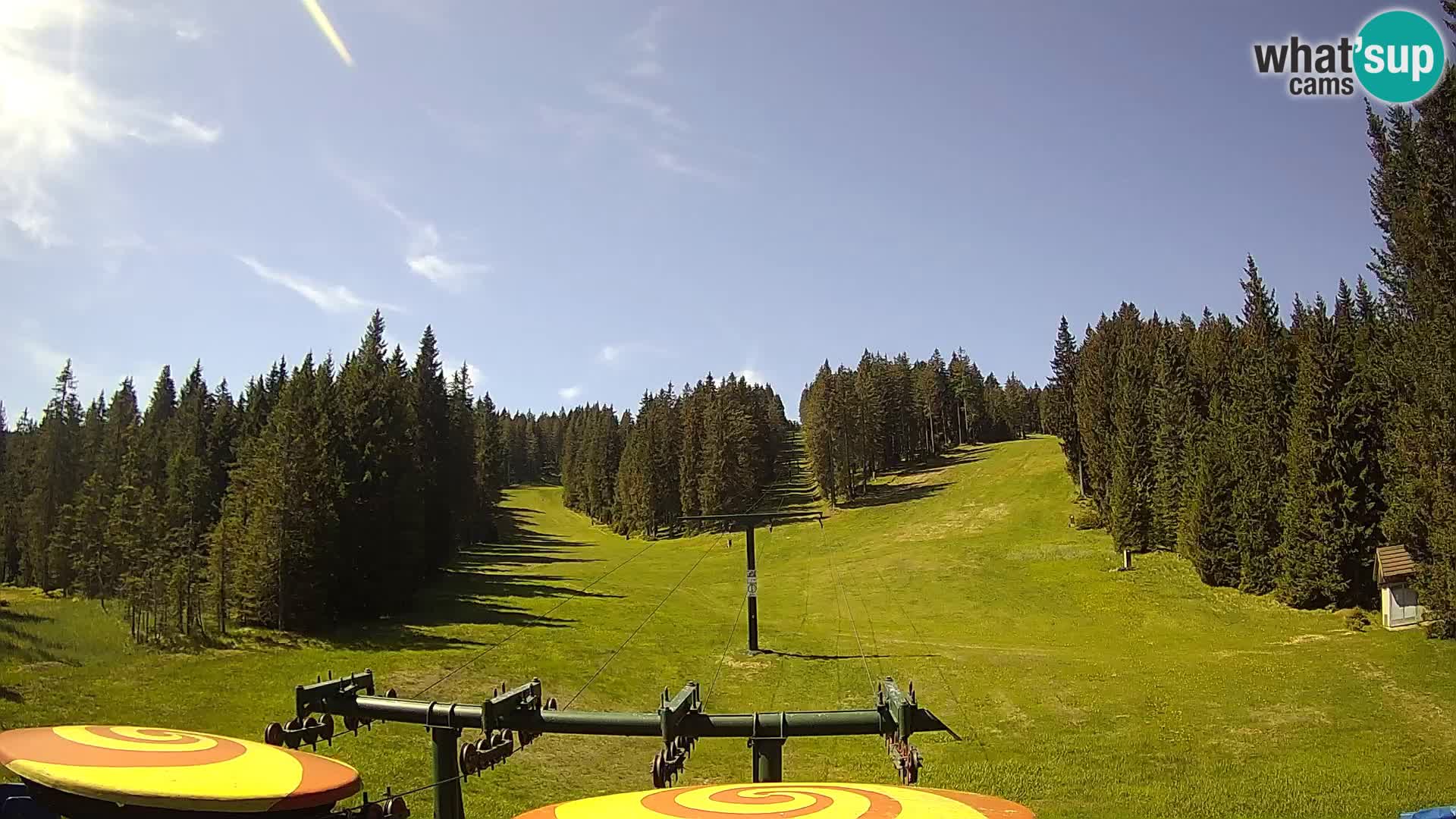 Smučišče Rogla Spletna kamera Ostruščica proga 1 in 2