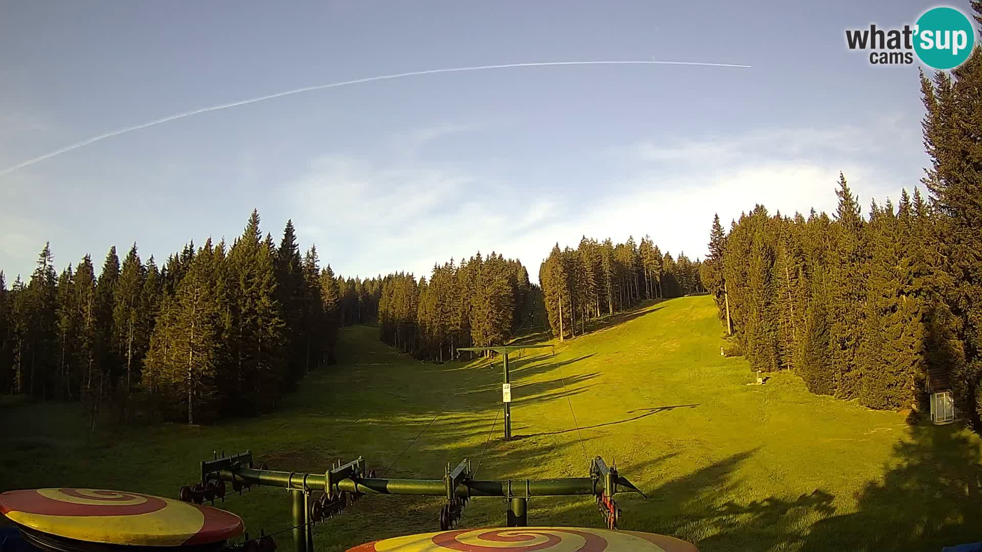 Skigebiet Rogla Webcam Ostruščica Piste 1 und 2