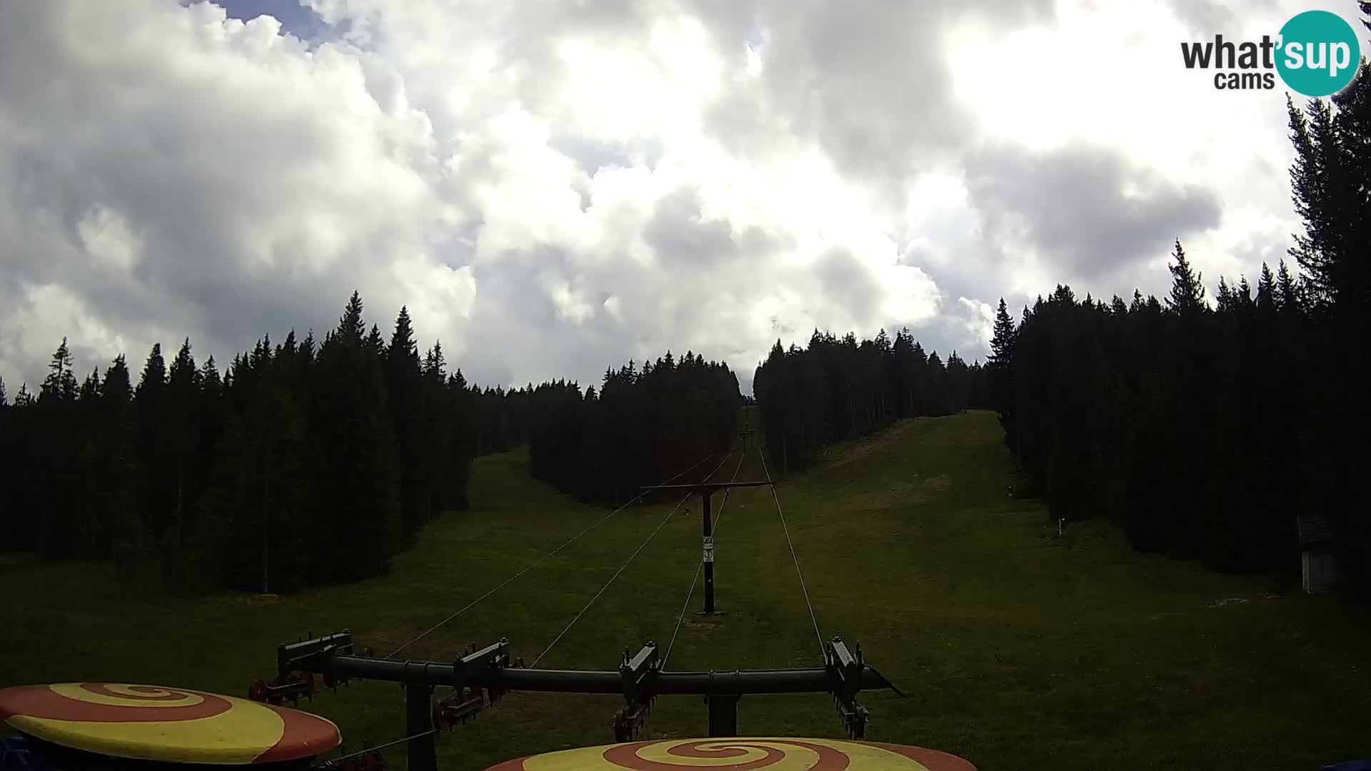 Comprensorio sciistico Rogla Webcam live Ostruščica piste 1 e 2