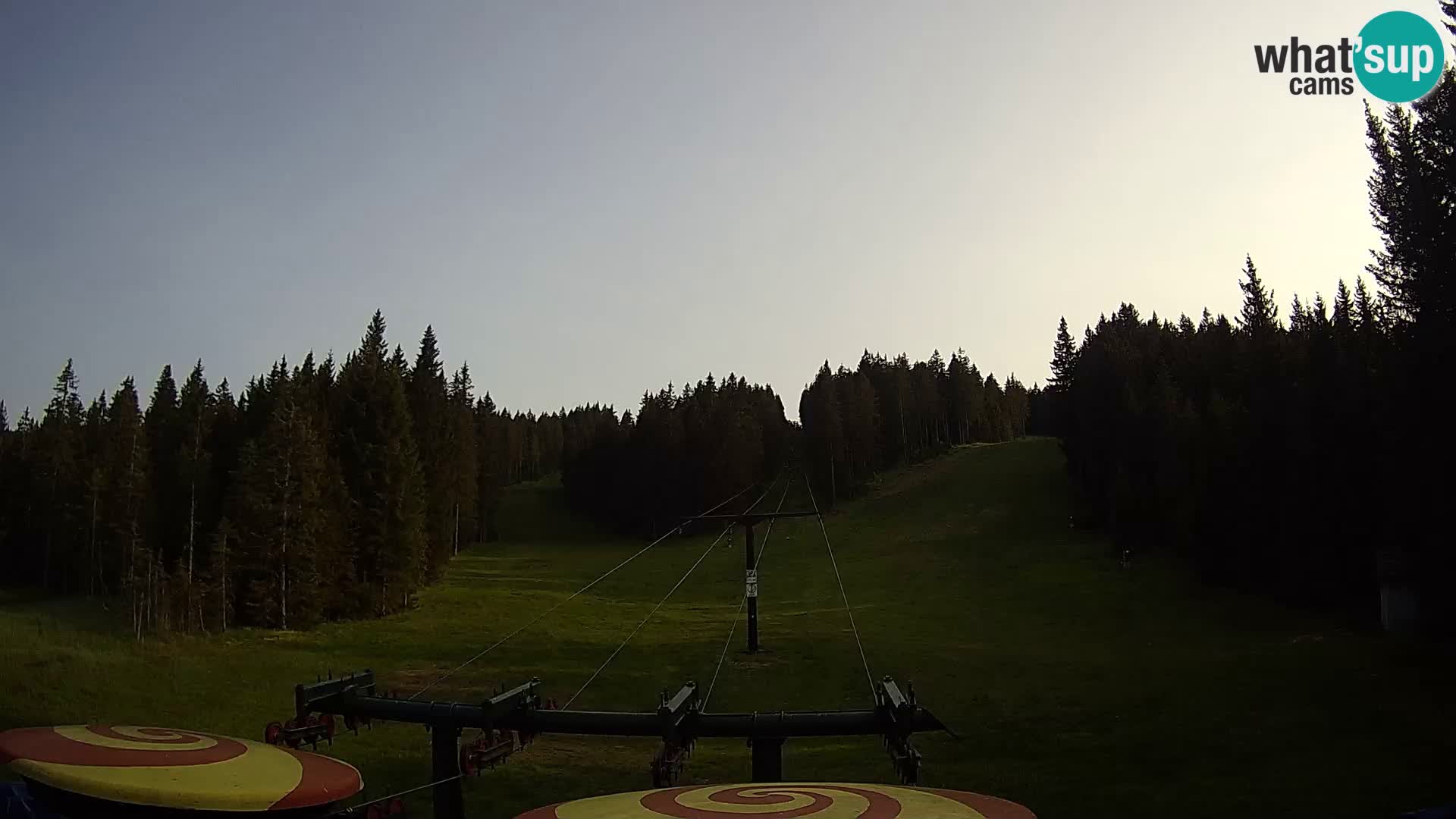 Skigebiet Rogla Webcam Ostruščica Piste 1 und 2