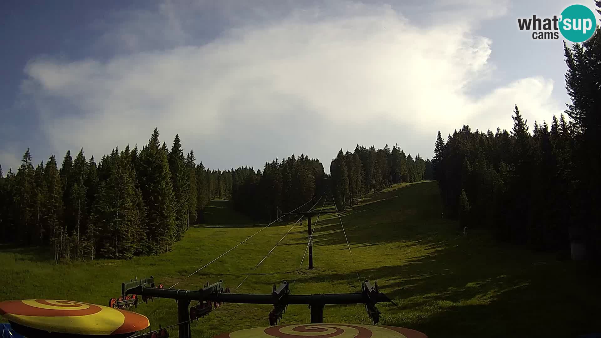 Skigebiet Rogla Webcam Ostruščica Piste 1 und 2