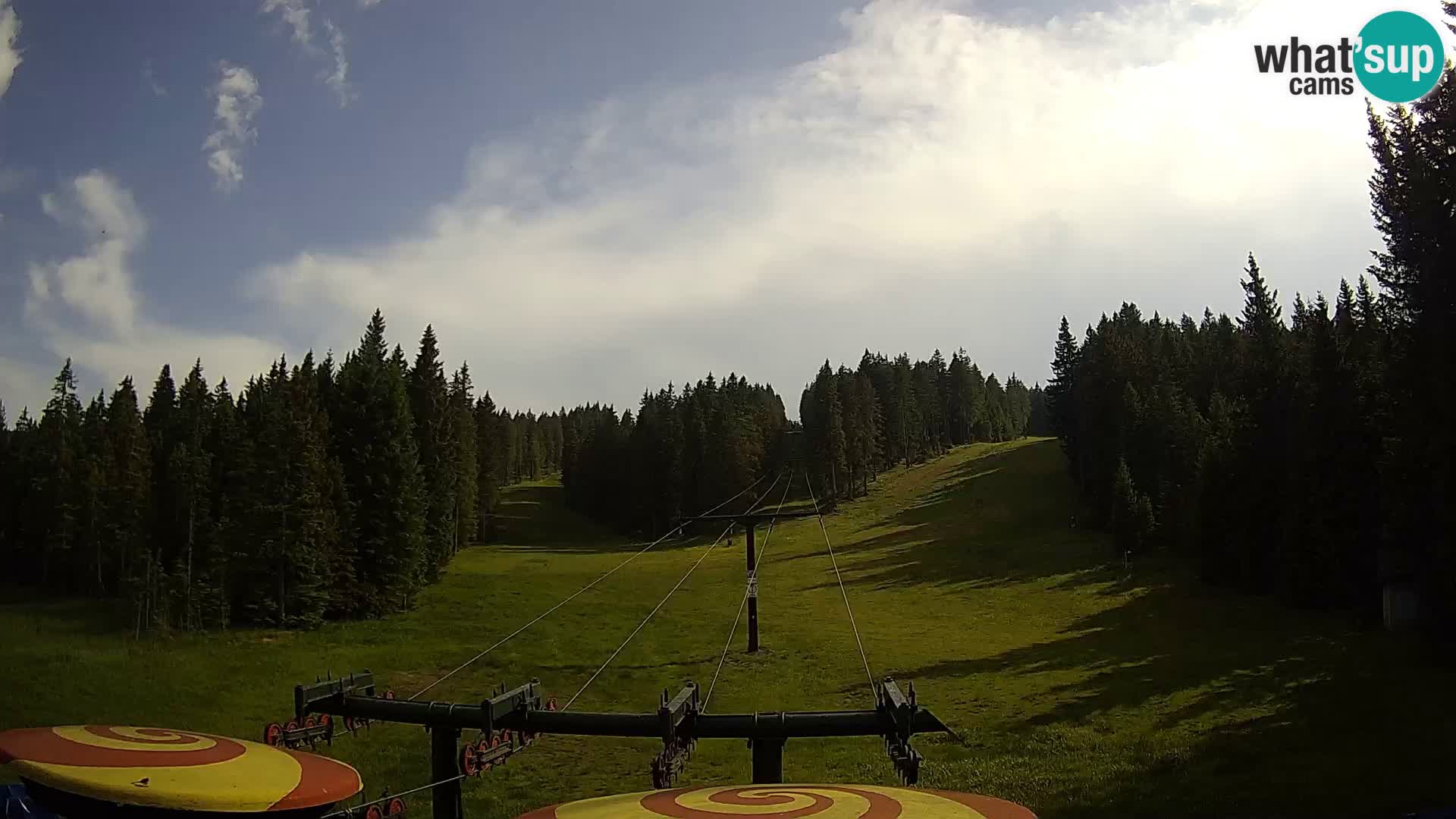 Skigebiet Rogla Webcam Ostruščica Piste 1 und 2