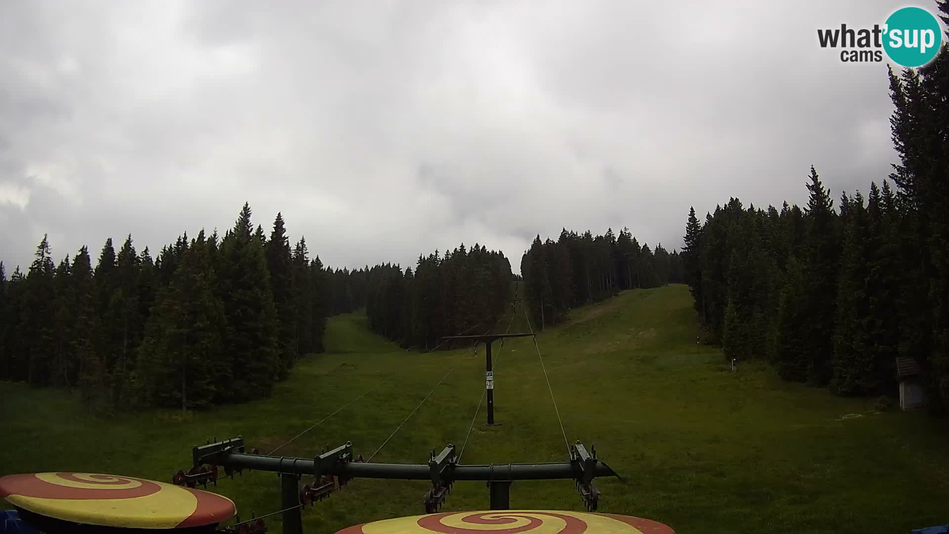 Skigebiet Rogla Webcam Ostruščica Piste 1 und 2