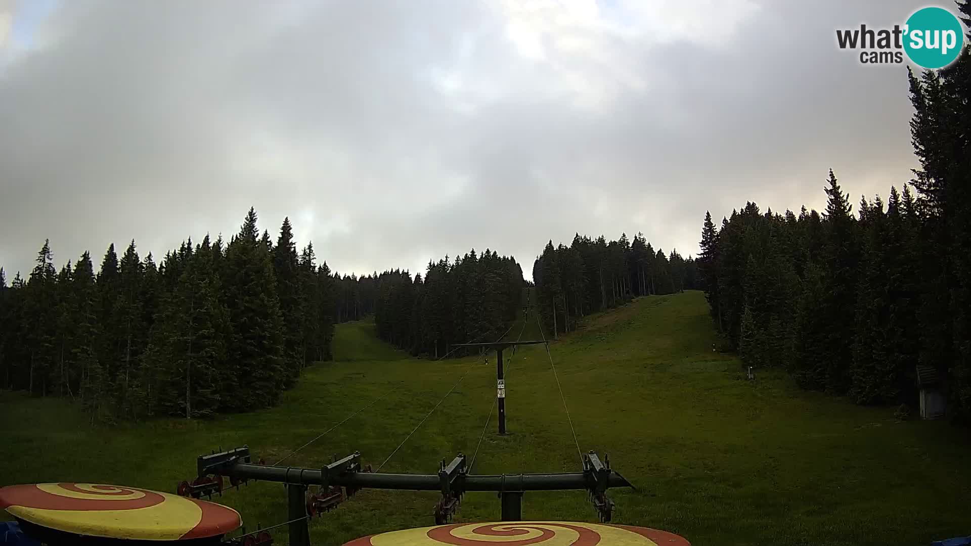 Comprensorio sciistico Rogla Webcam live Ostruščica piste 1 e 2
