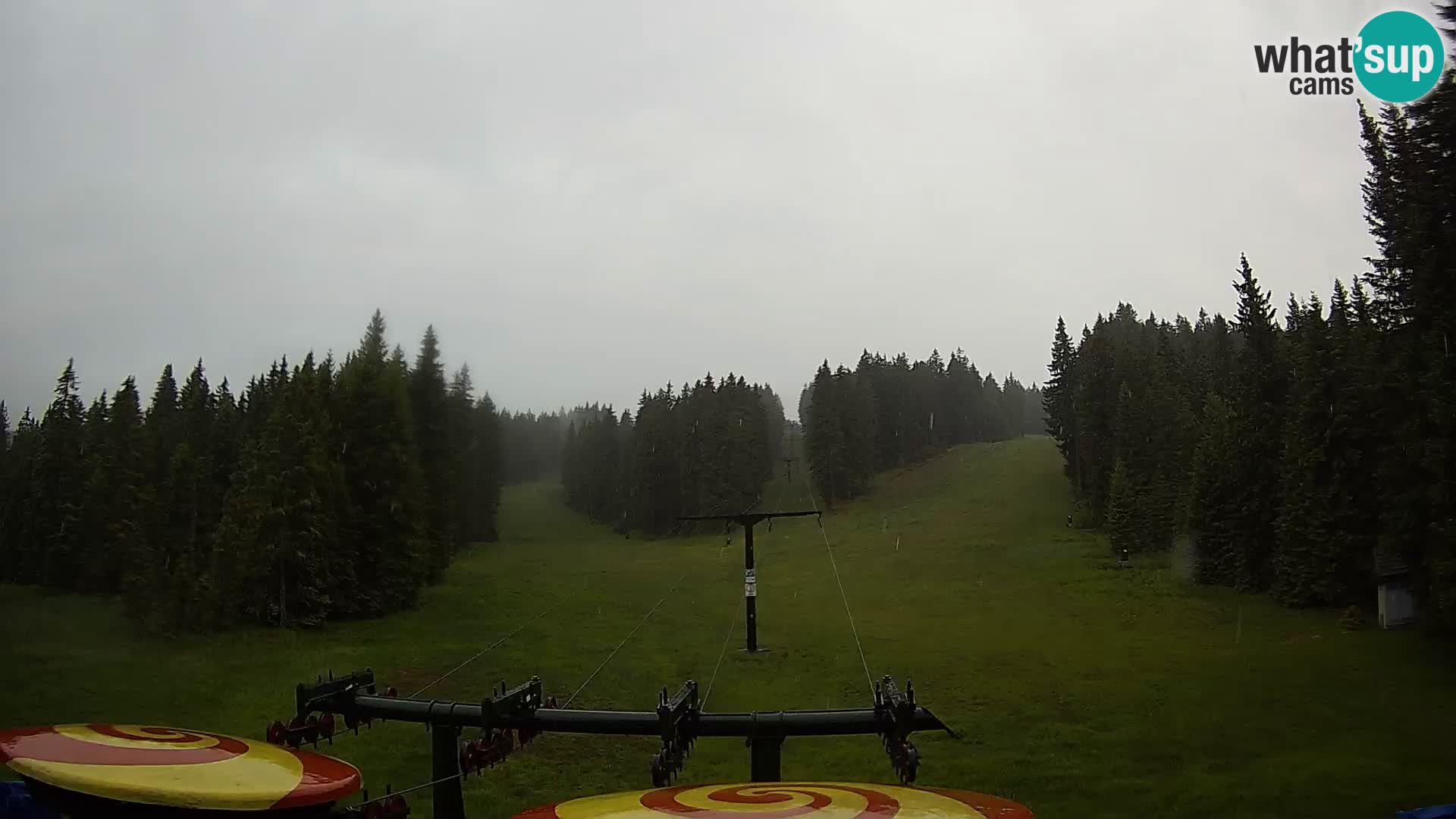 Skigebiet Rogla Webcam Ostruščica Piste 1 und 2
