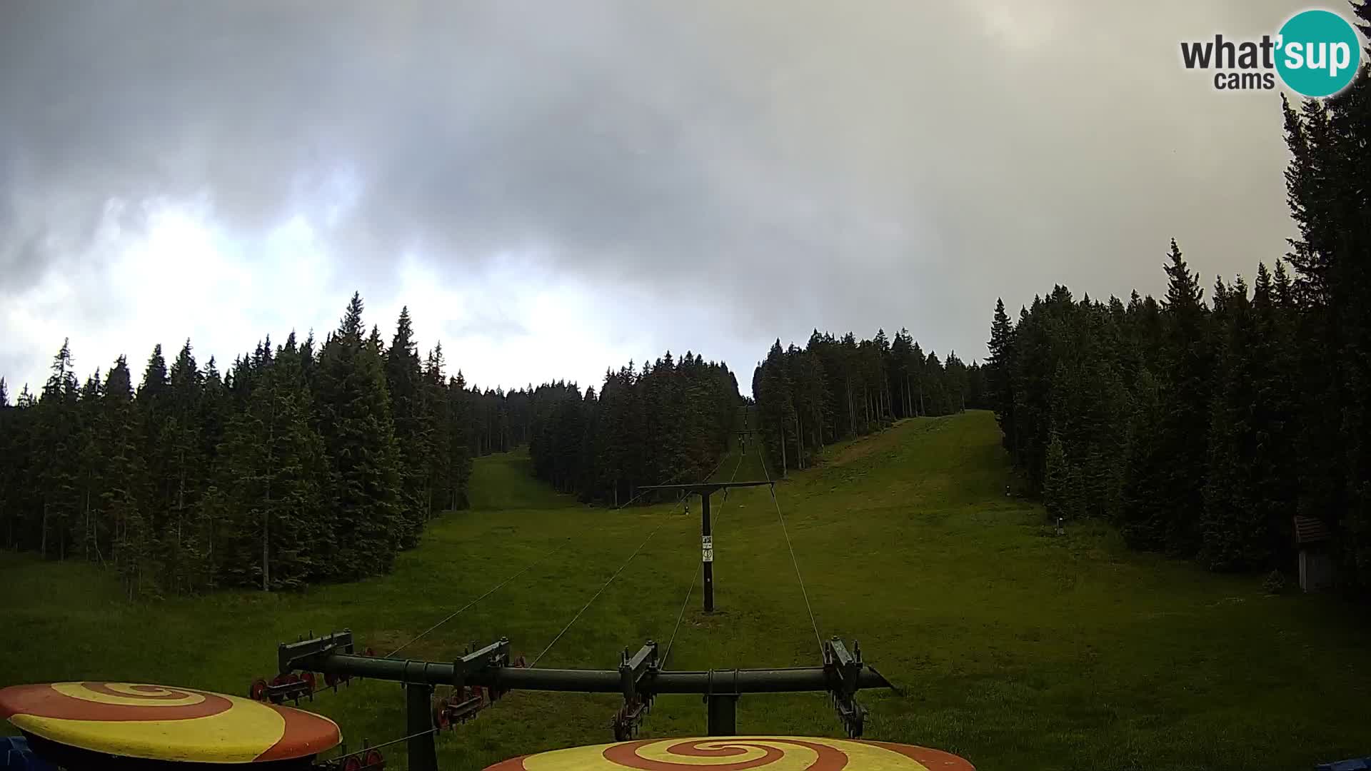 Skigebiet Rogla Webcam Ostruščica Piste 1 und 2