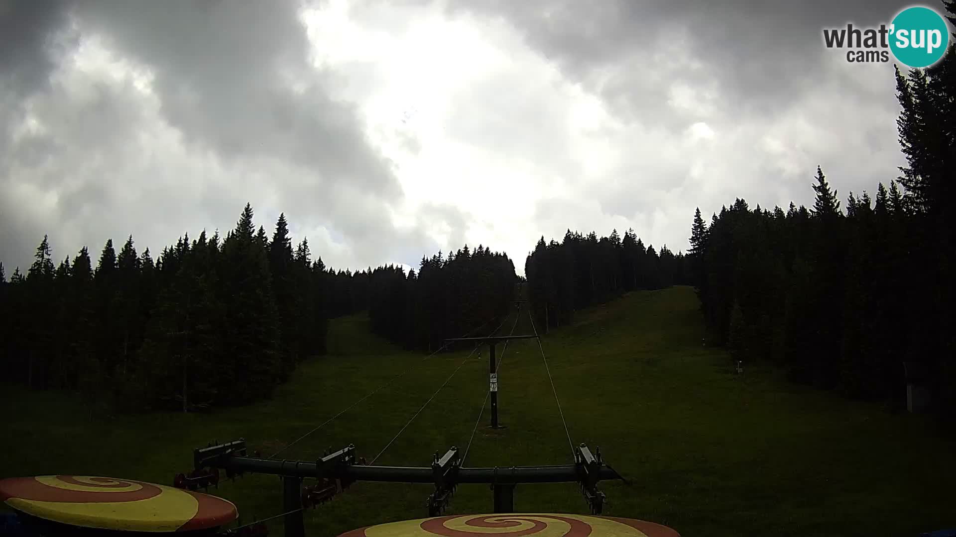 Skigebiet Rogla Webcam Ostruščica Piste 1 und 2
