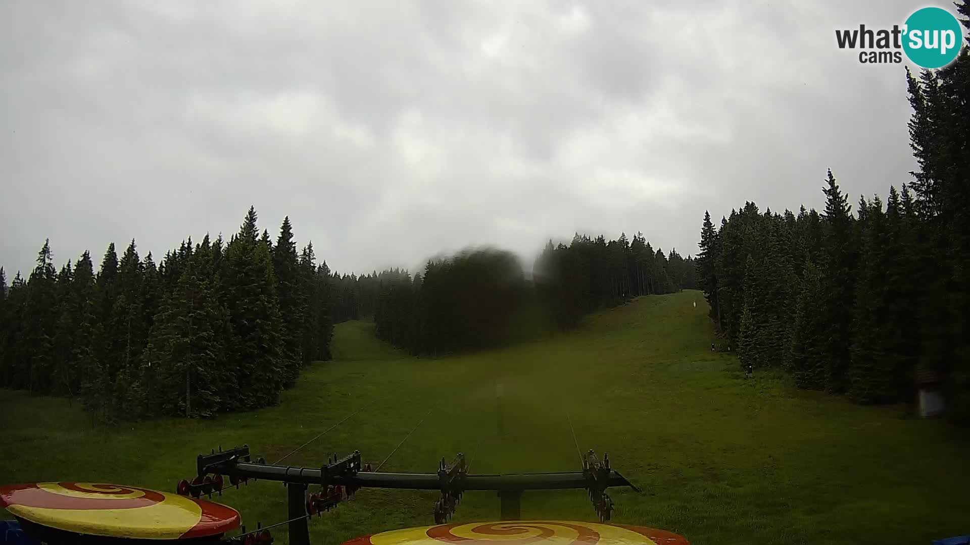 Skigebiet Rogla Webcam Ostruščica Piste 1 und 2