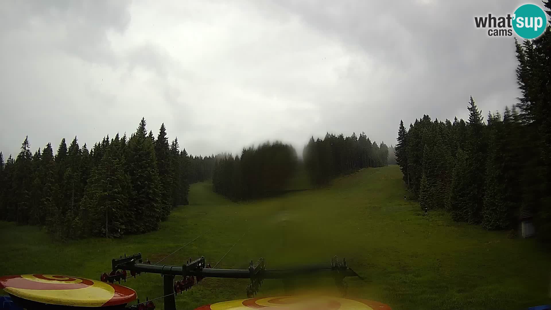 Skigebiet Rogla Webcam Ostruščica Piste 1 und 2