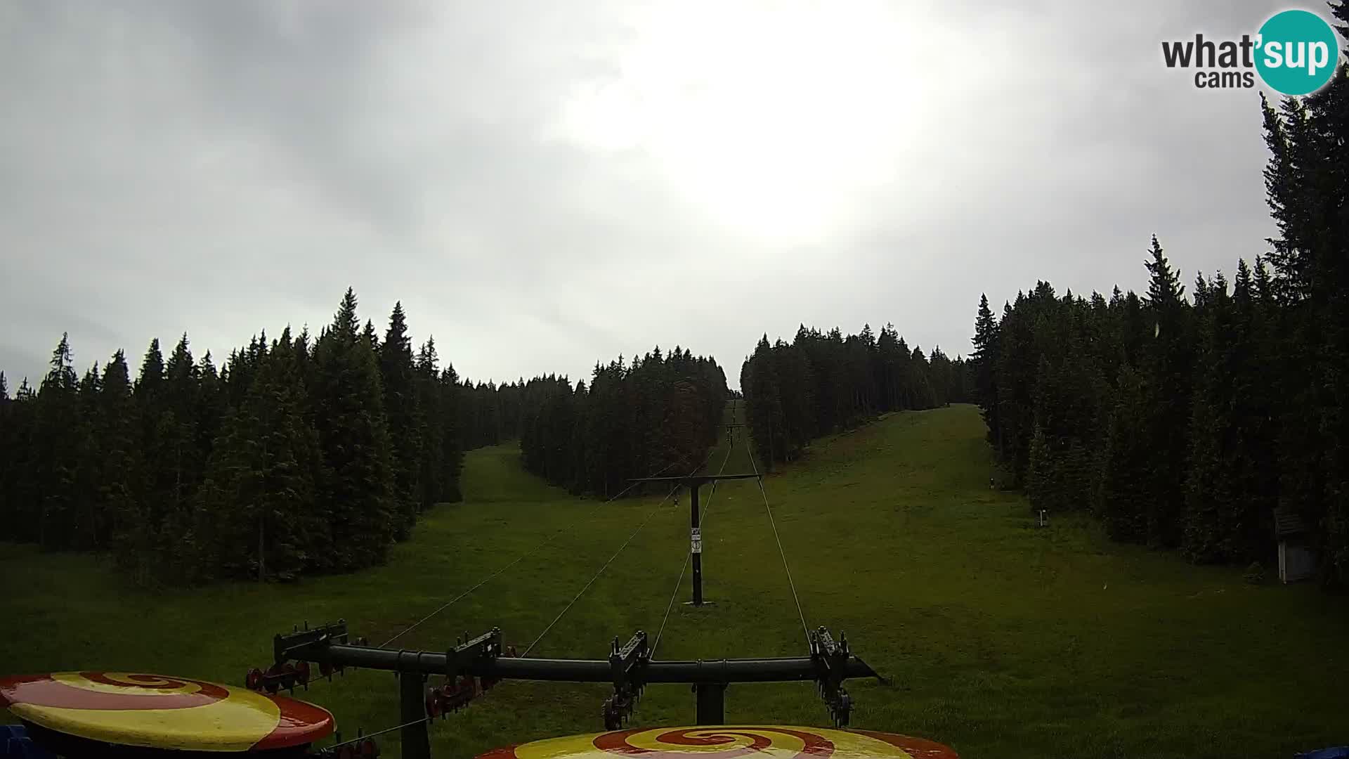 Skijalište Rogla web kamera Ostruščica proga 1 in 2