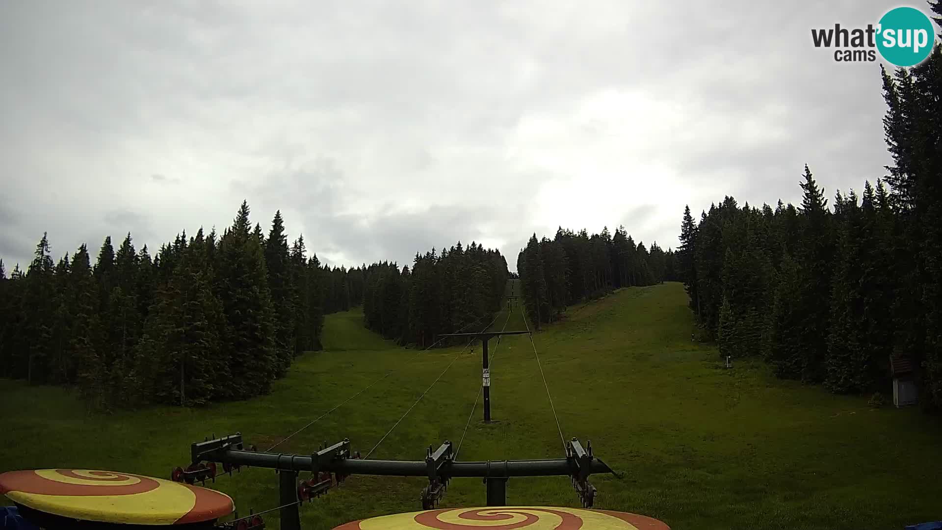 Comprensorio sciistico Rogla Webcam live Ostruščica piste 1 e 2