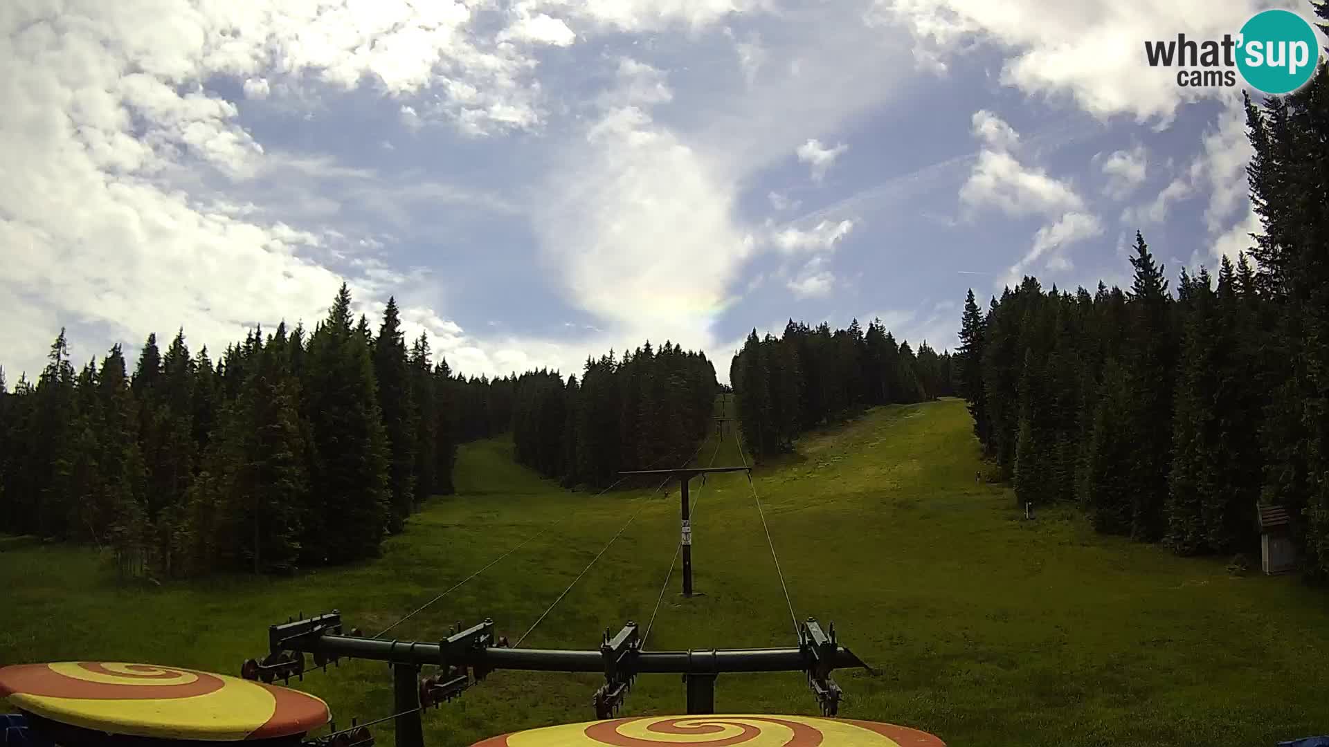 Comprensorio sciistico Rogla Webcam live Ostruščica piste 1 e 2