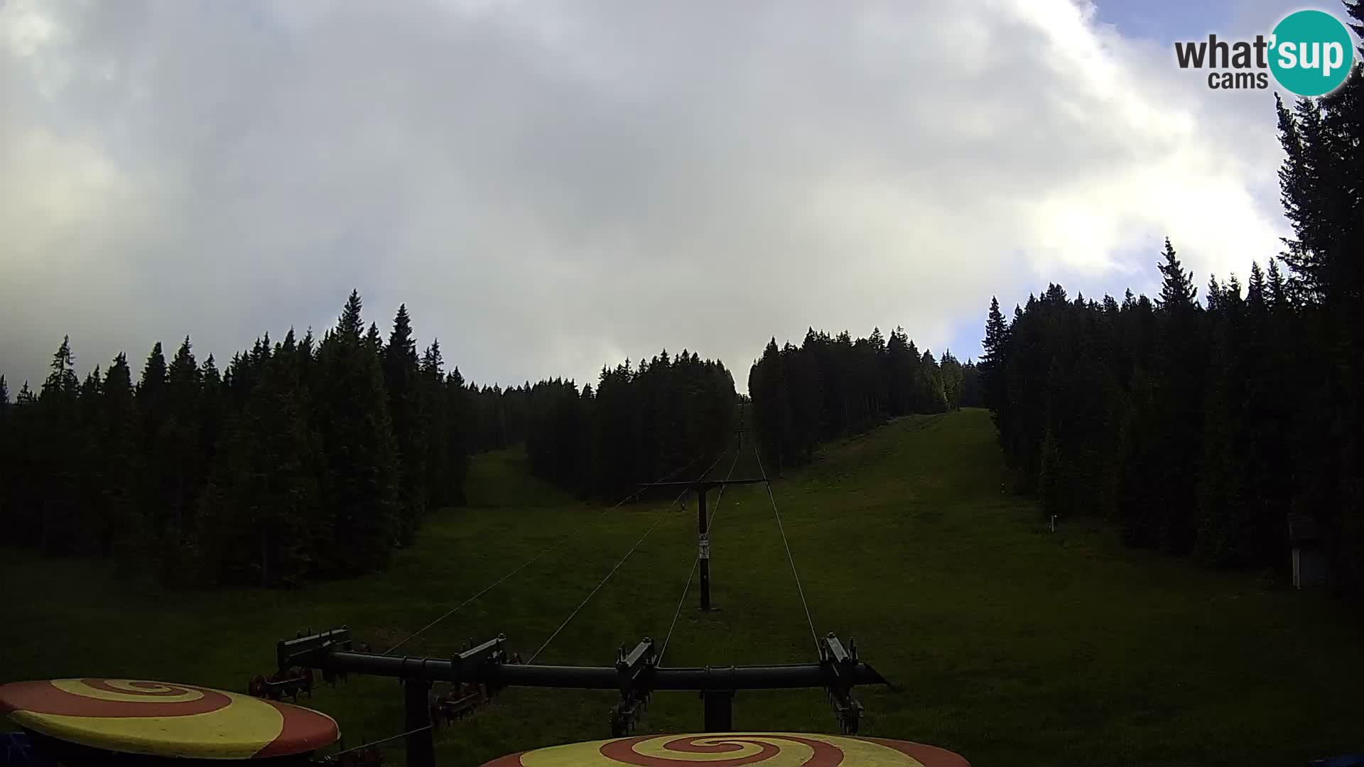 Comprensorio sciistico Rogla Webcam live Ostruščica piste 1 e 2