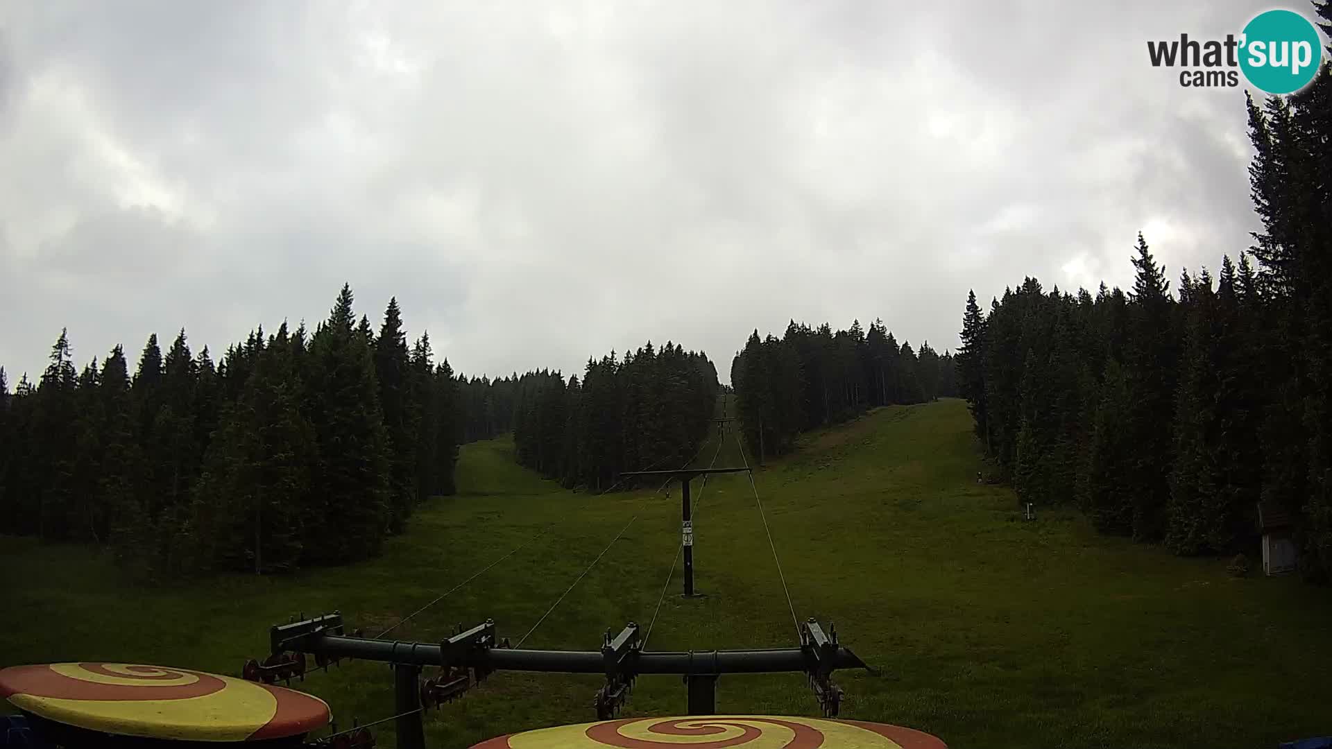 Skijalište Rogla web kamera Ostruščica proga 1 in 2