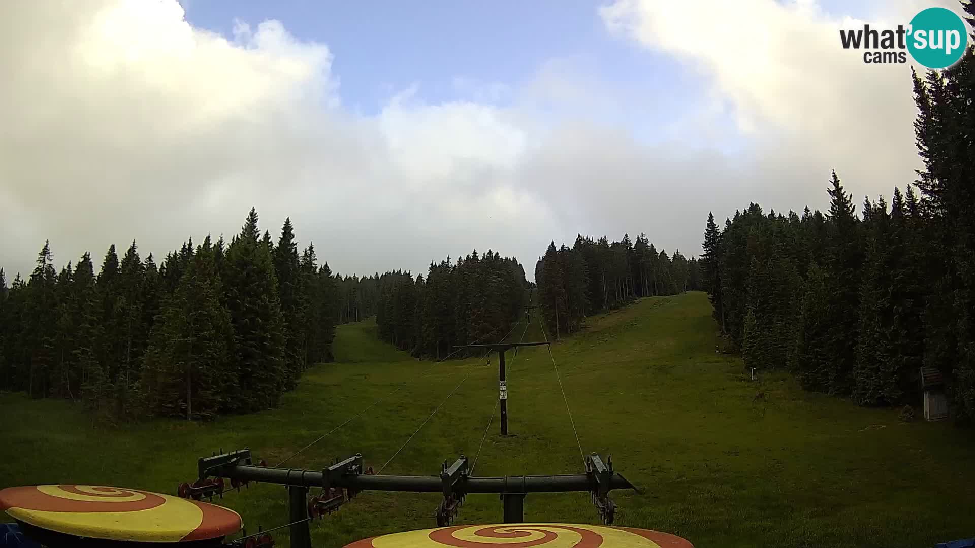 Comprensorio sciistico Rogla Webcam live Ostruščica piste 1 e 2