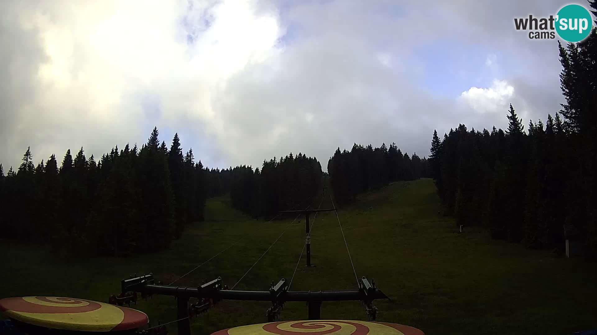 Comprensorio sciistico Rogla Webcam live Ostruščica piste 1 e 2