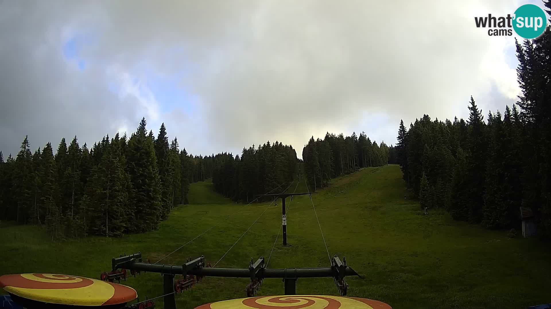 Comprensorio sciistico Rogla Webcam live Ostruščica piste 1 e 2