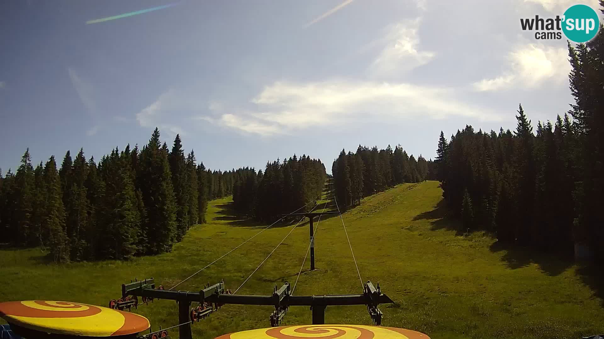 Skijalište Rogla web kamera Ostruščica proga 1 in 2