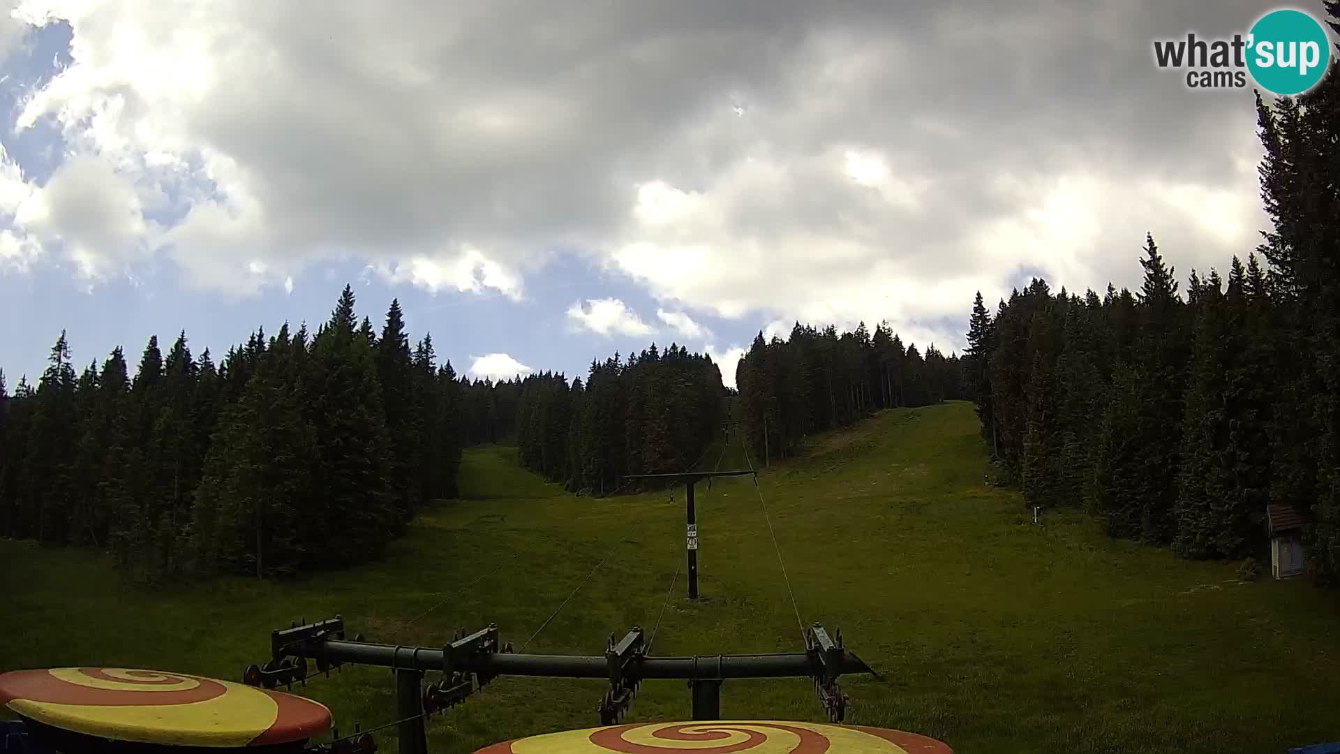 Comprensorio sciistico Rogla Webcam live Ostruščica piste 1 e 2