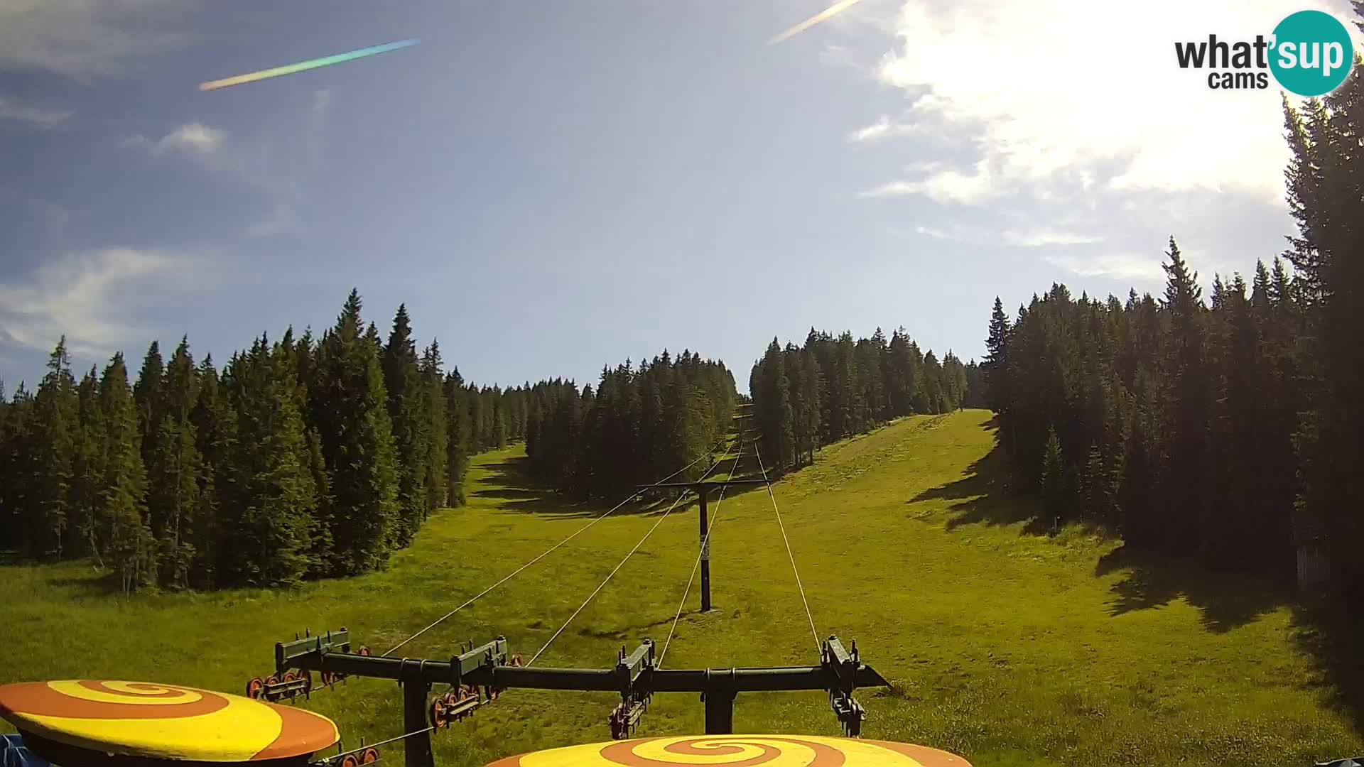 Skijalište Rogla web kamera Ostruščica proga 1 in 2