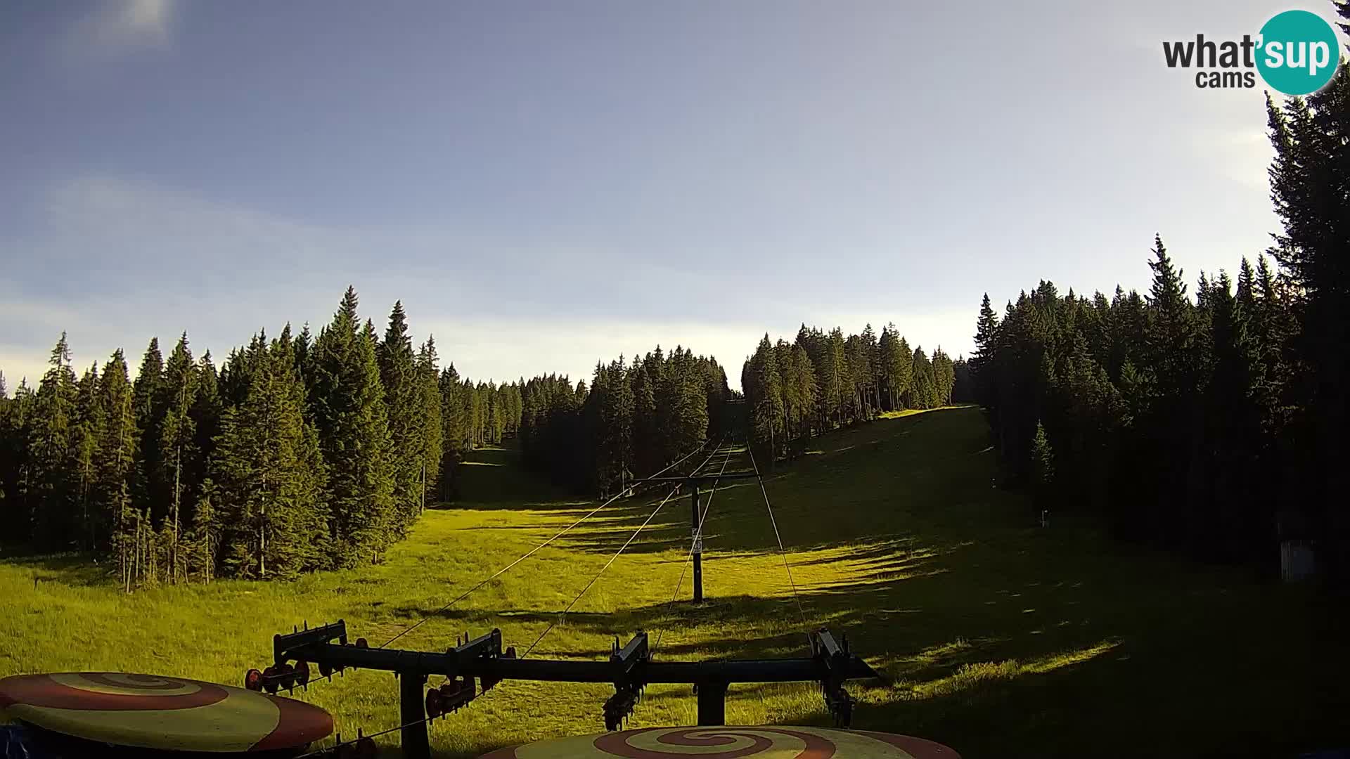 Skigebiet Rogla Webcam Ostruščica Piste 1 und 2