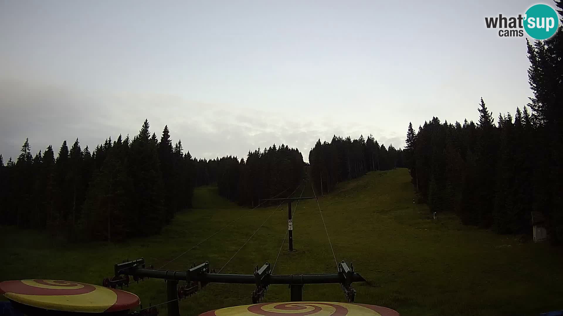 Skigebiet Rogla Webcam Ostruščica Piste 1 und 2