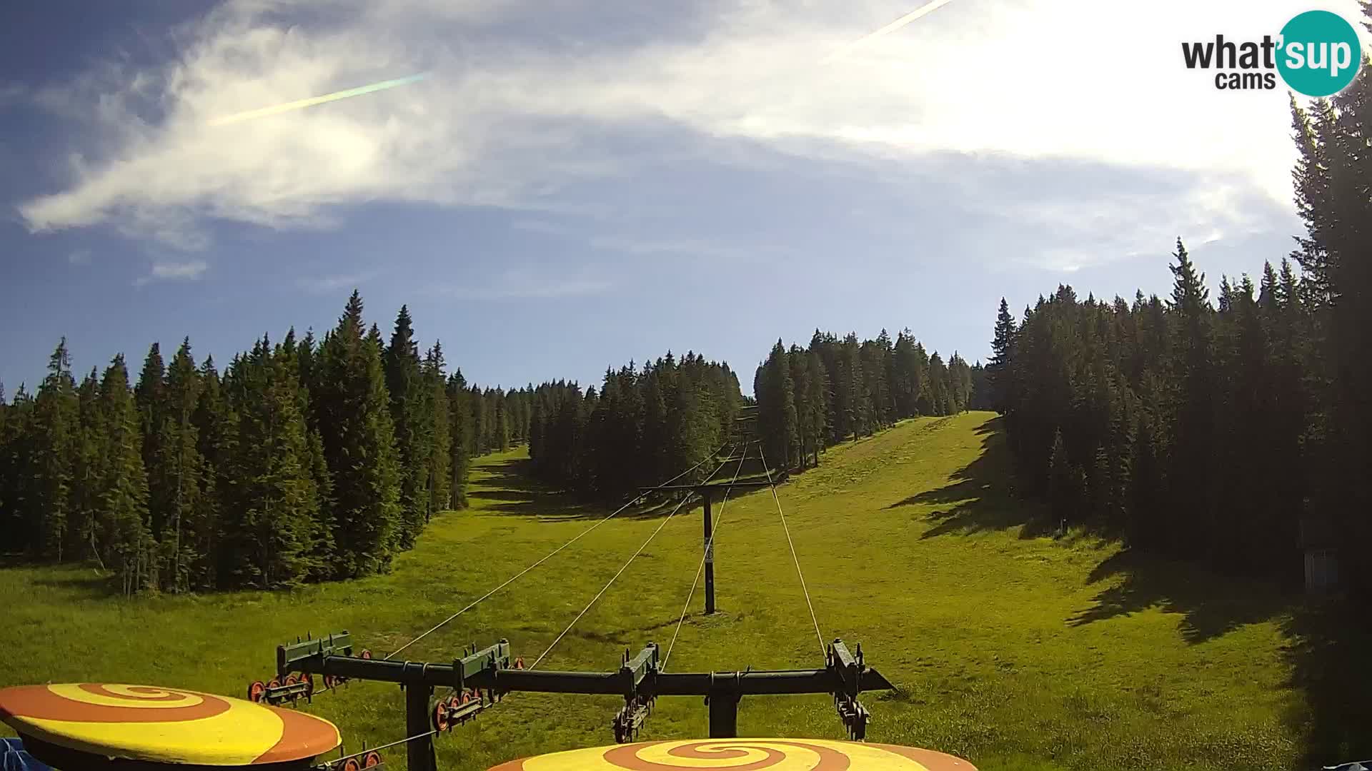Skigebiet Rogla Webcam Ostruščica Piste 1 und 2